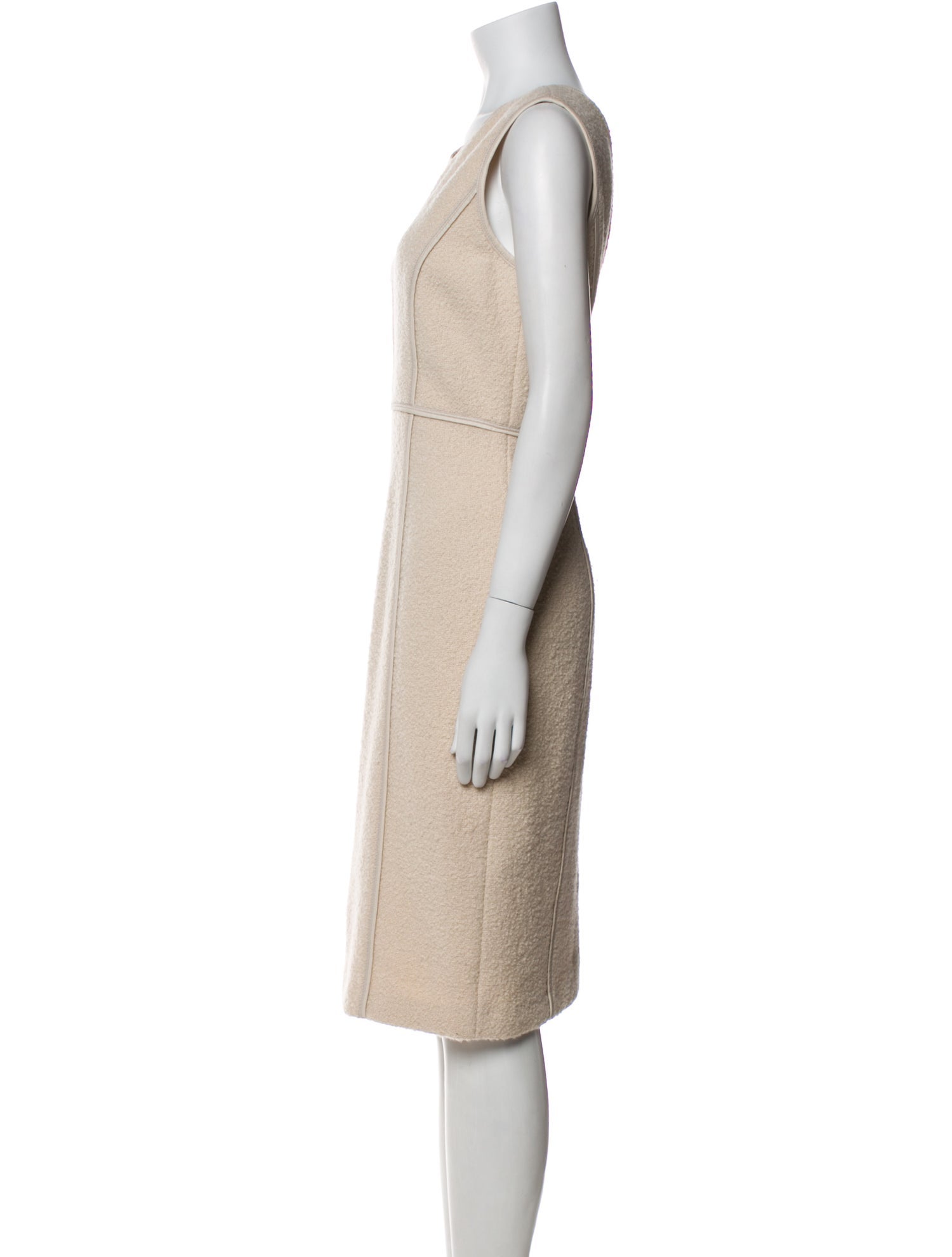 Lafayette 148 Virgin Wool Midi Length Dress