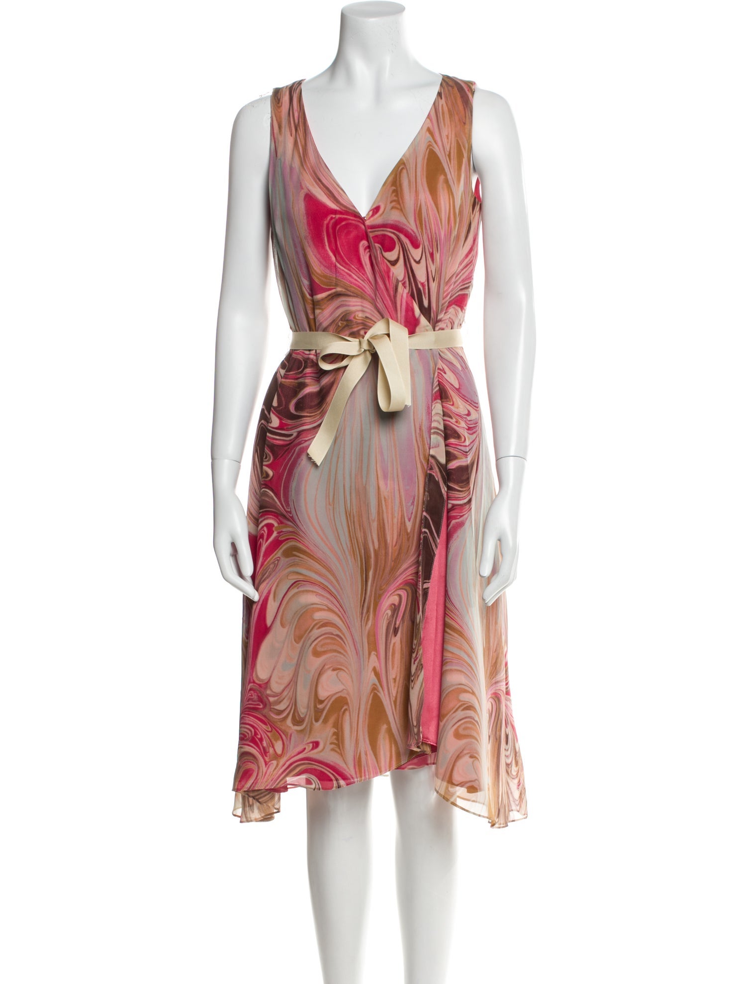 Lafayette 148 Silk Midi Length Dress