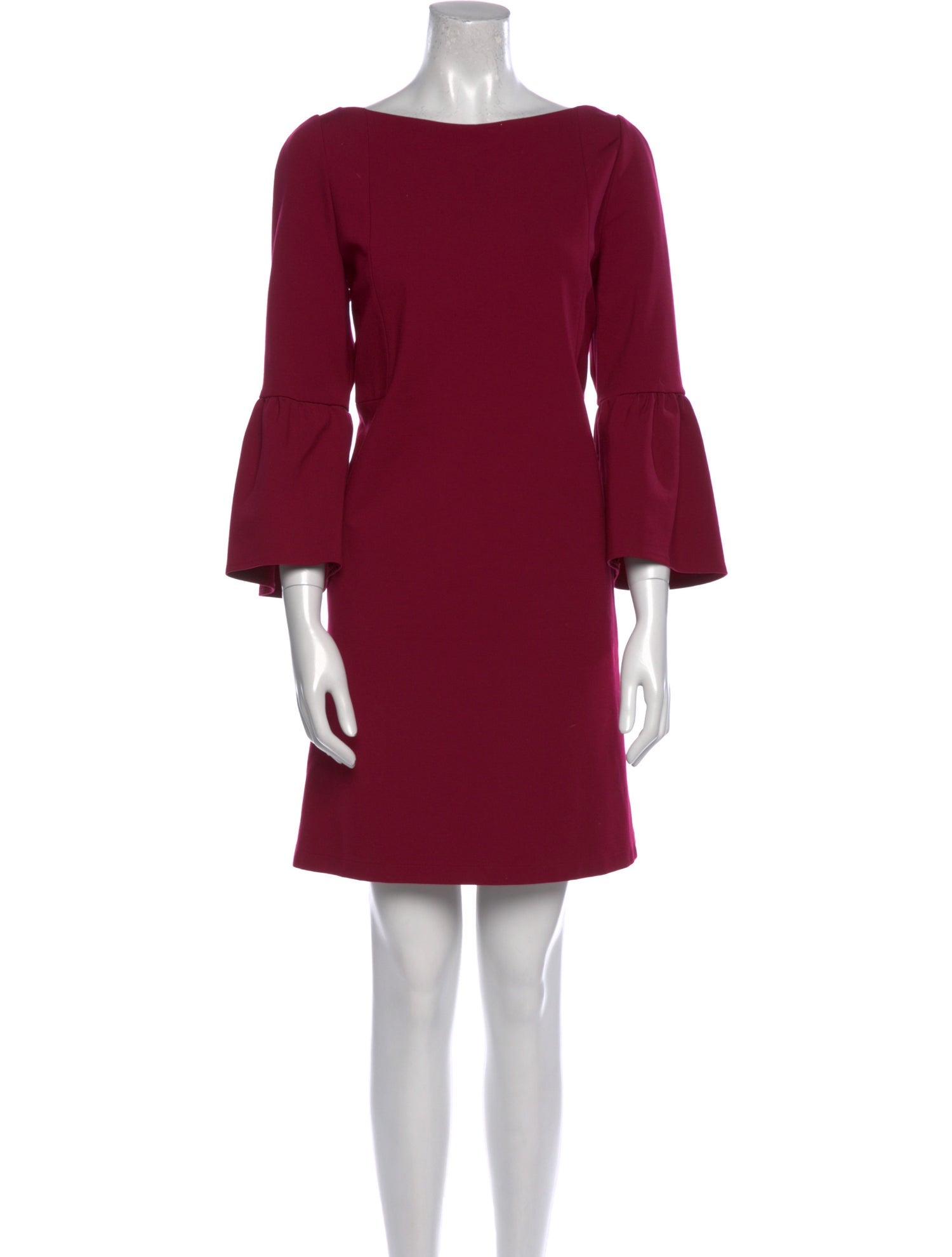 Lafayette 148 Bateau Neckline Mini Dress