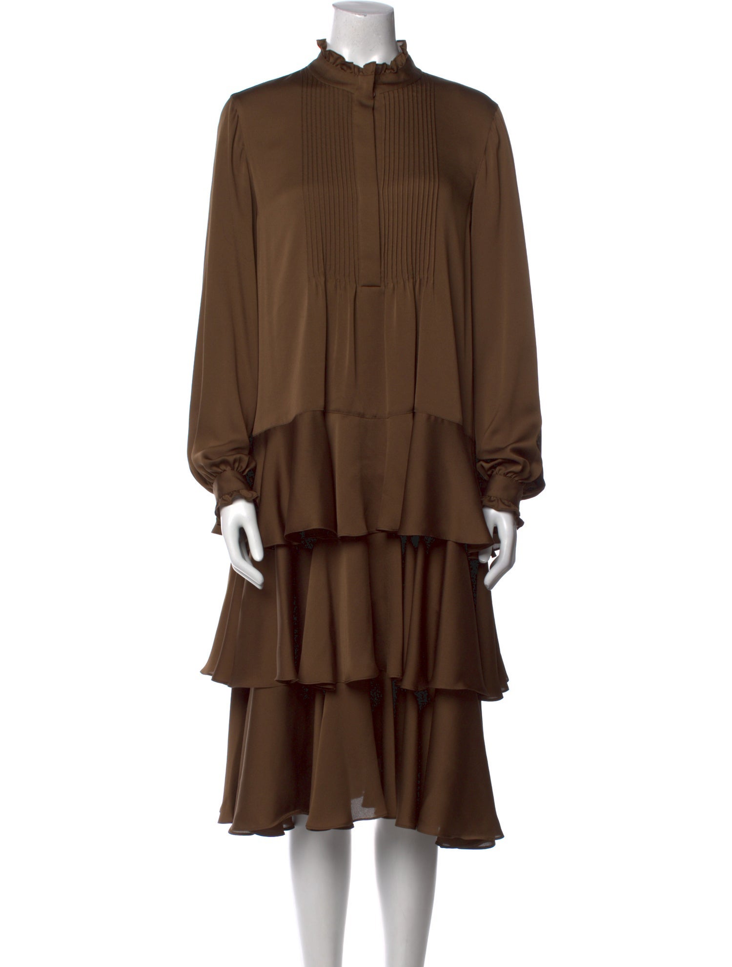 Lafayette 148 Mock Neck Midi Length Dress