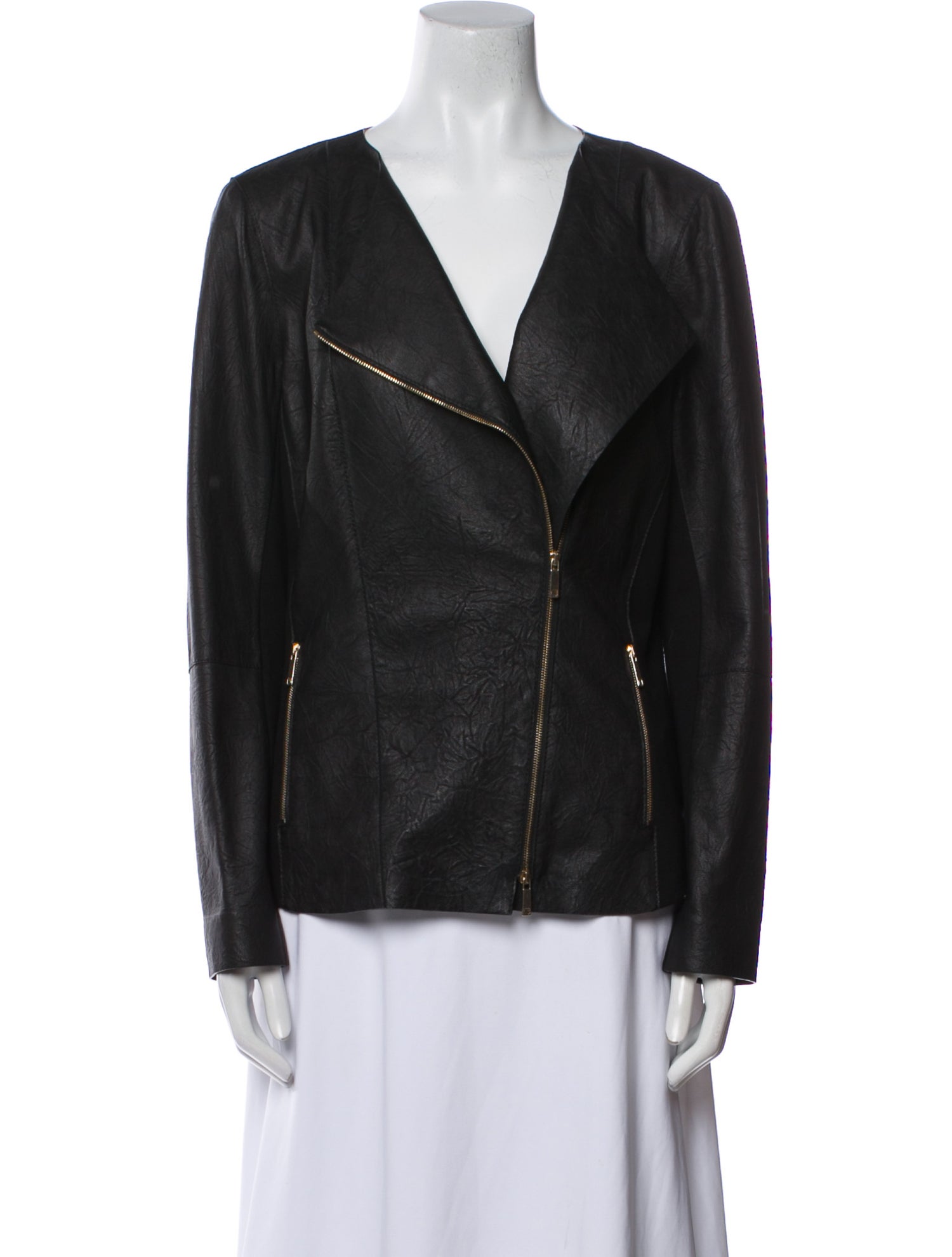 Lafayette 148 Leather Biker Jacket