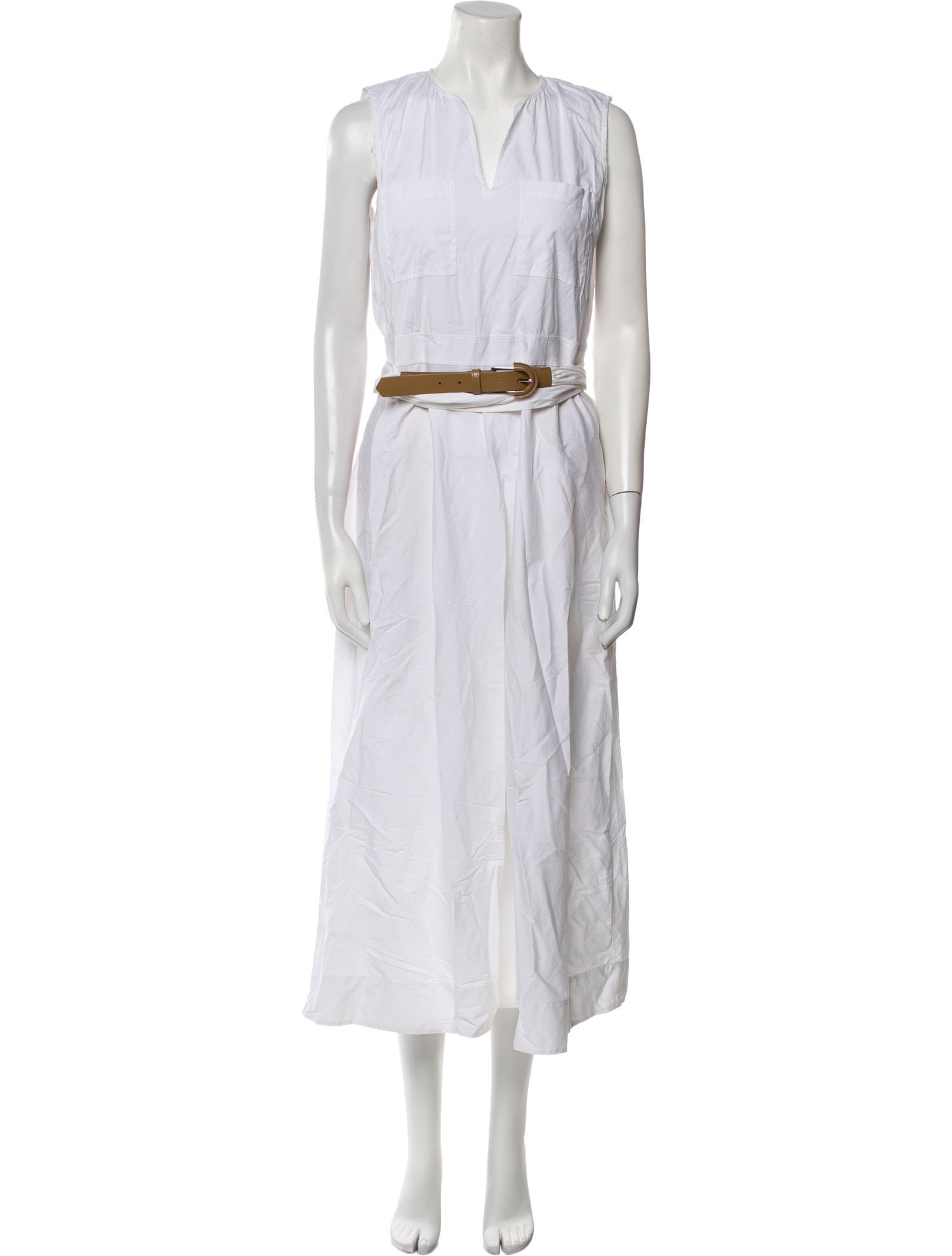 Lafayette 148 V-Neck Long Dress