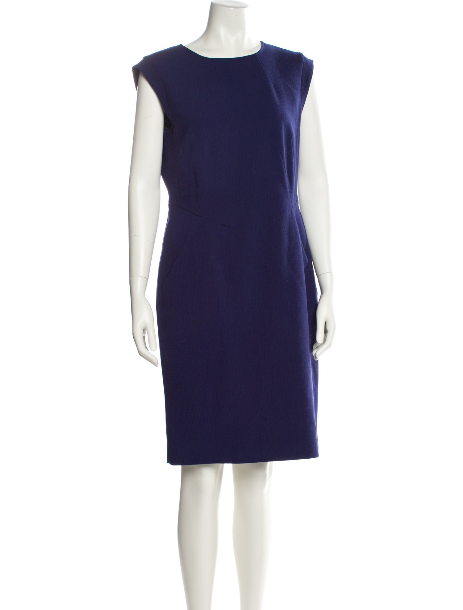 Lafayette 148 Virgin Wool Knee-Length Dress
