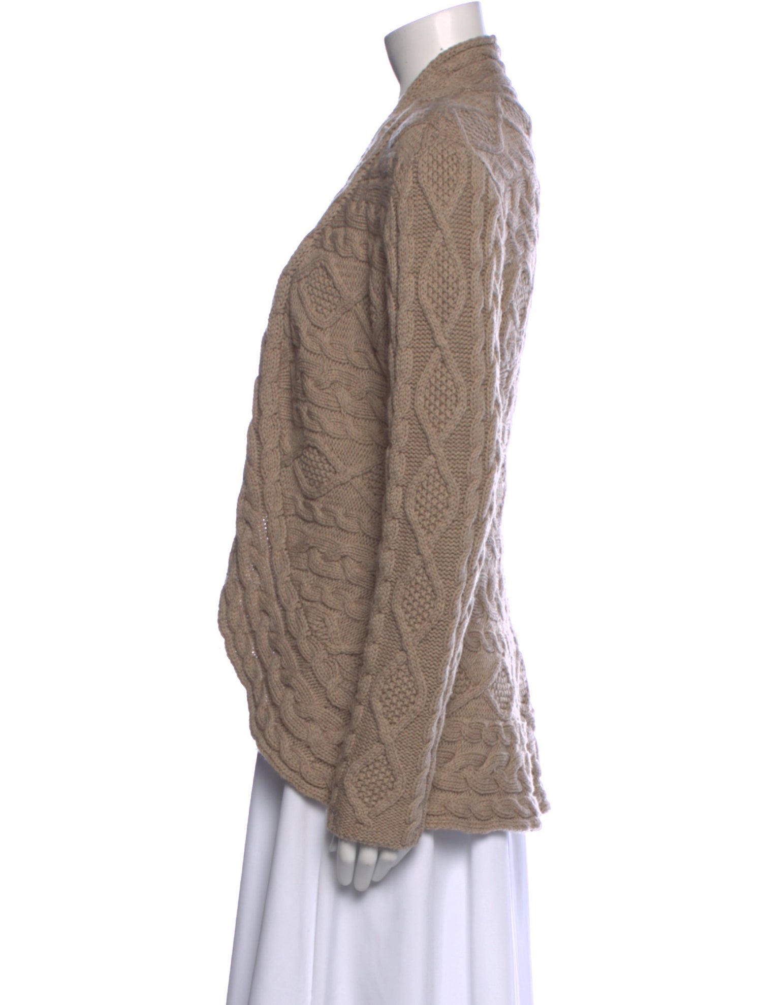 Lafayette 148 Wool Open Front Sweater