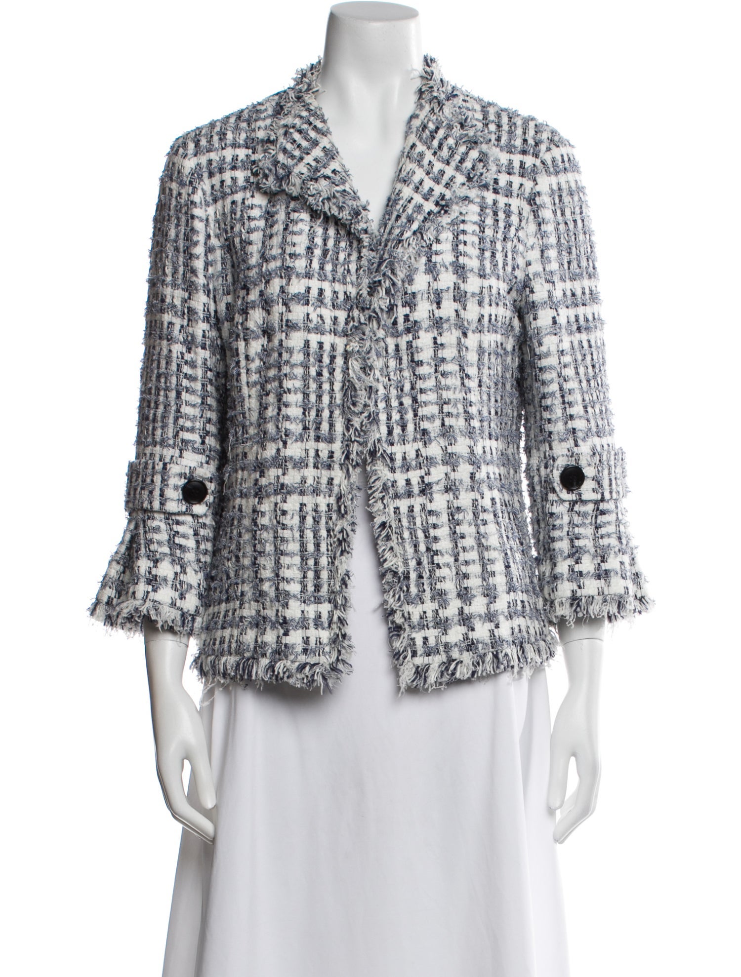 Lafayette 148 Tweed Pattern Blazer