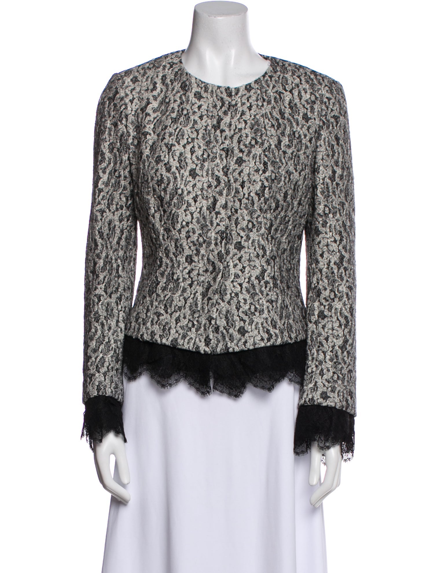 Lafayette 148 Tweed Pattern Jacket