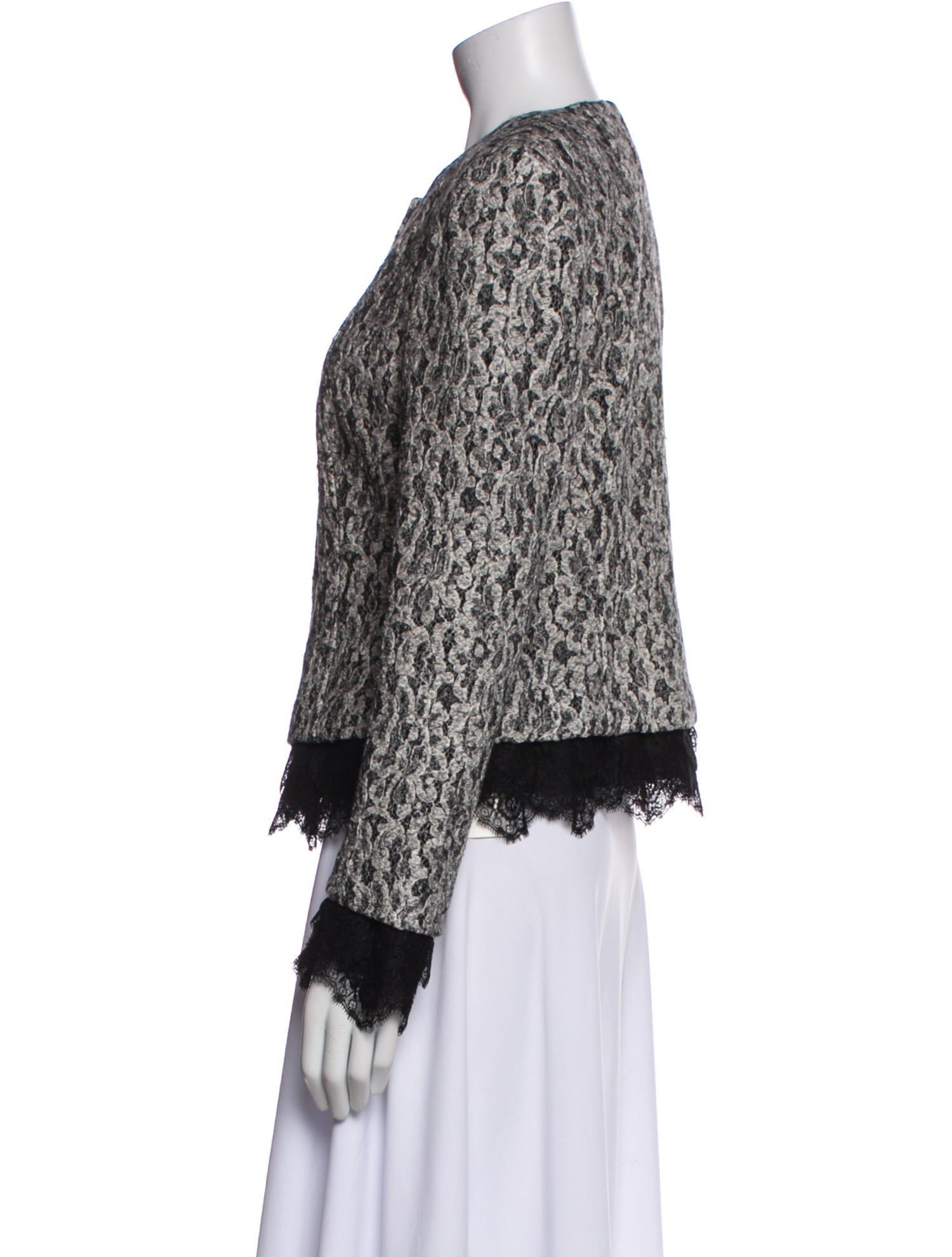 Lafayette 148 Tweed Pattern Jacket