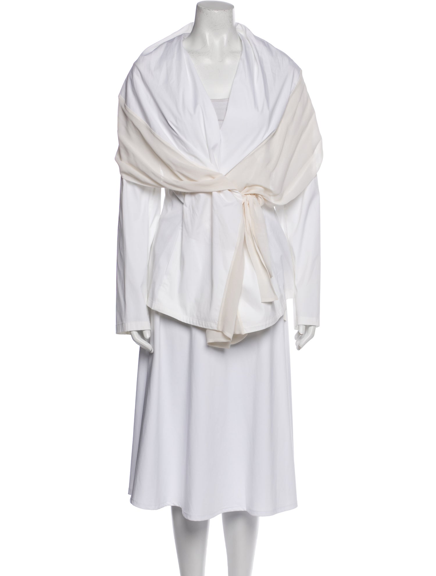 Lafayette 148 Cowl Neck Three-Quarter Sleeve Tunic