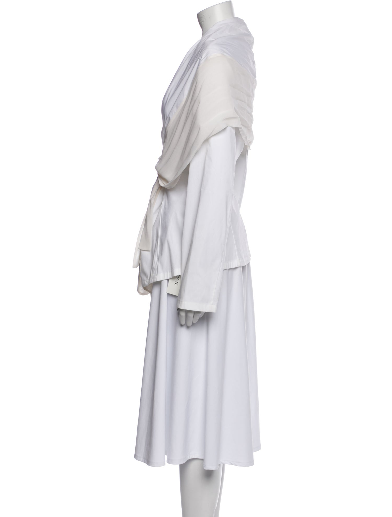 Lafayette 148 Cowl Neck Three-Quarter Sleeve Tunic