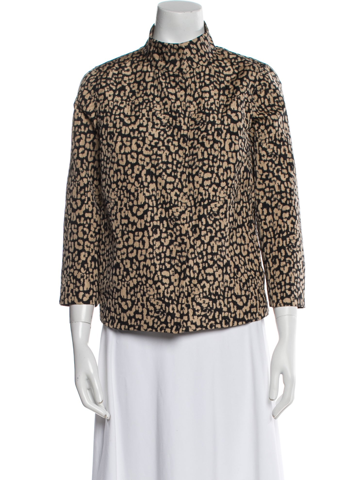 Lafayette 148 Animal Print Evening Jacket