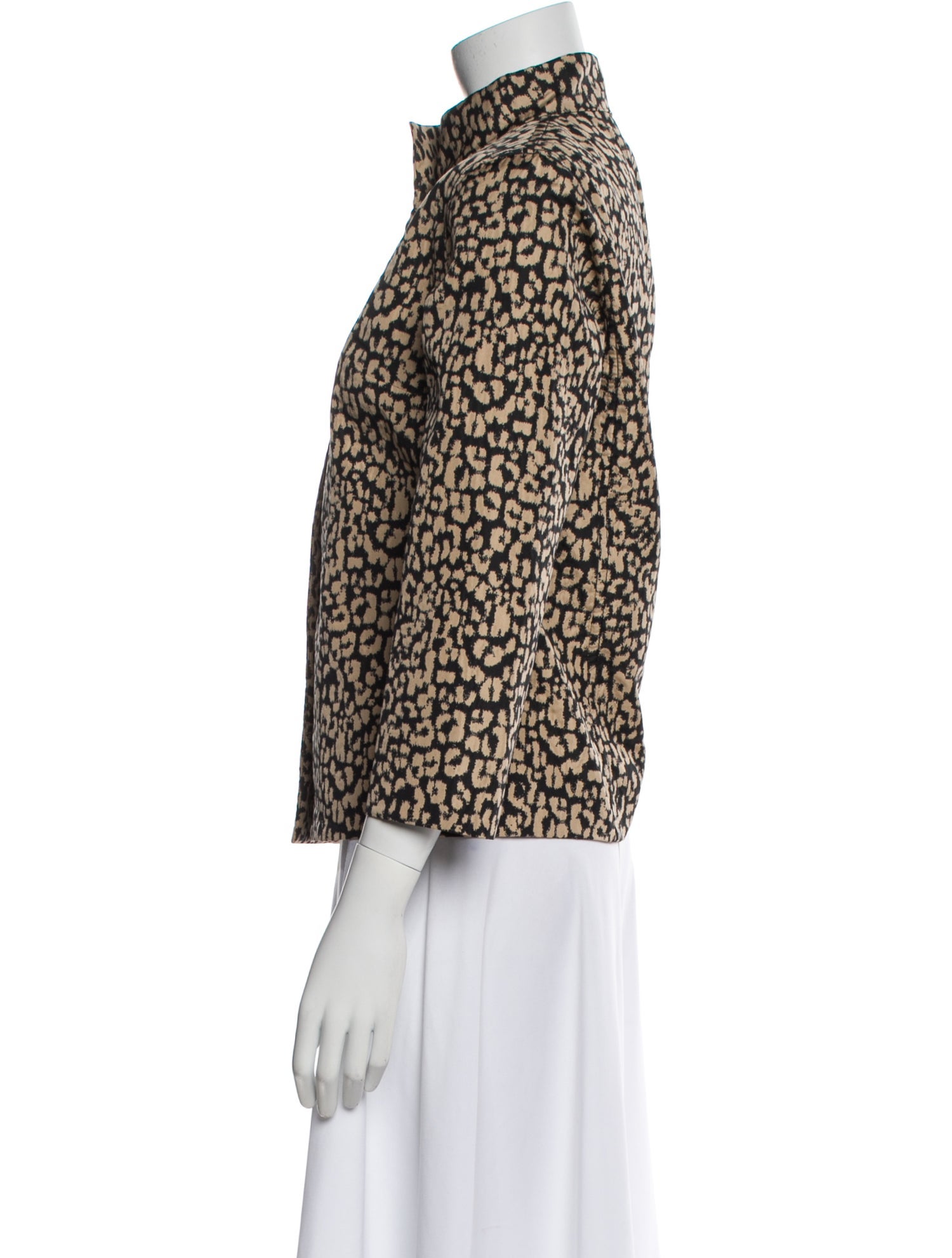 Lafayette 148 Animal Print Evening Jacket
