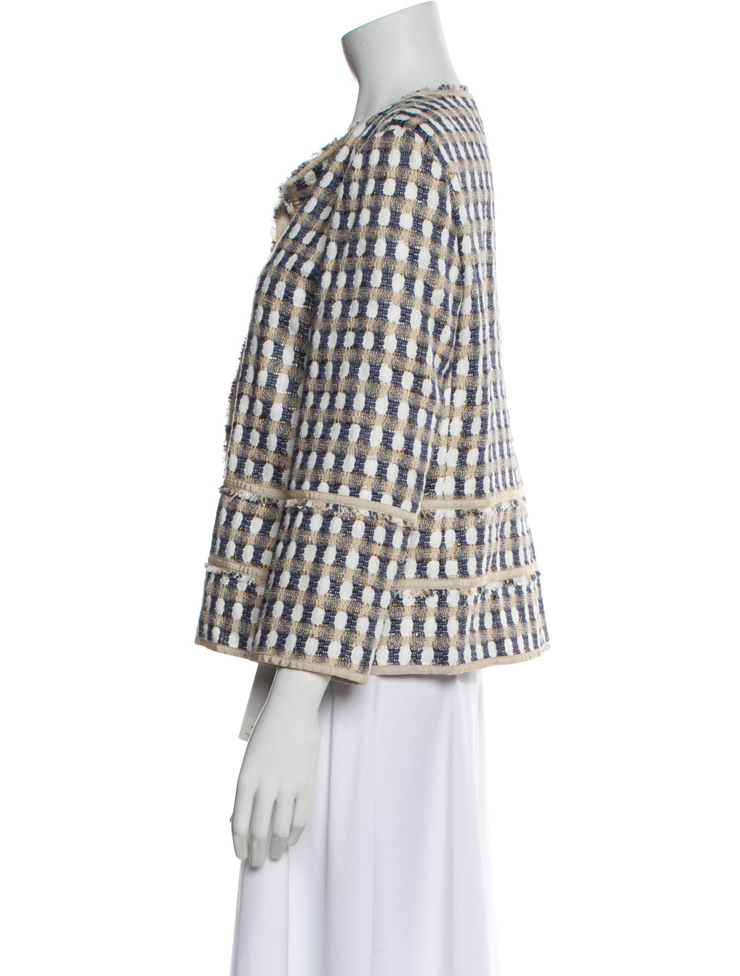 Lafayette 148 Tweed Pattern Blazer