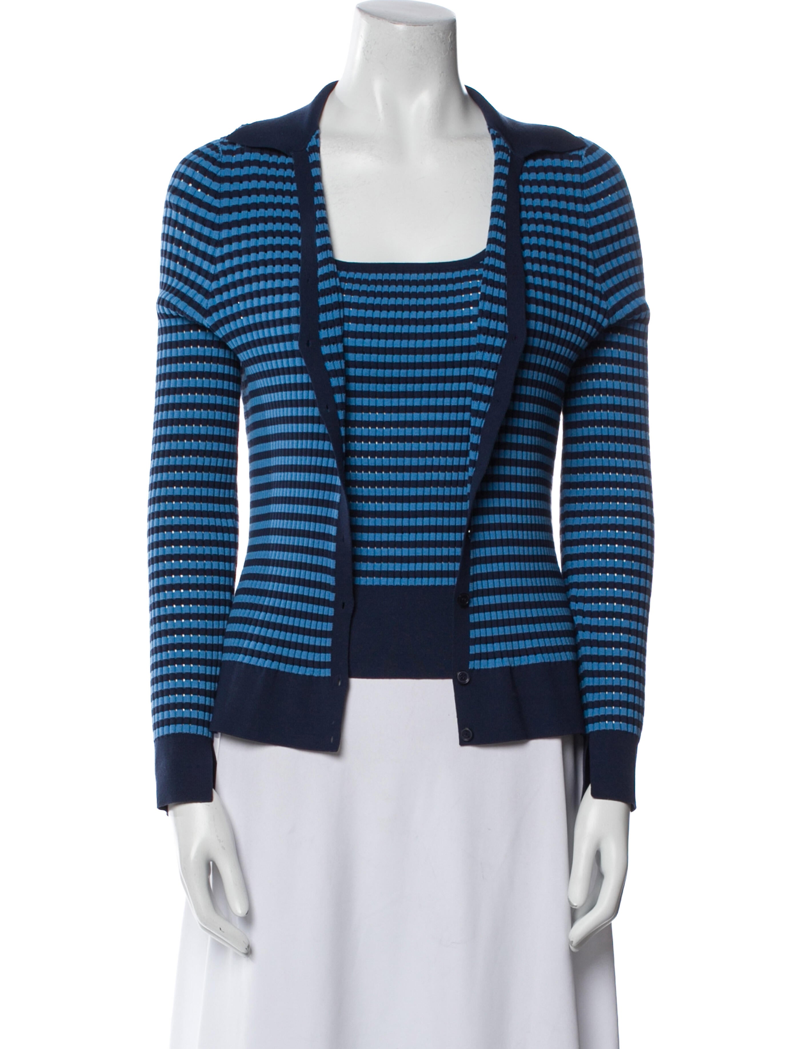 Lafayette 148 Silk Striped Set