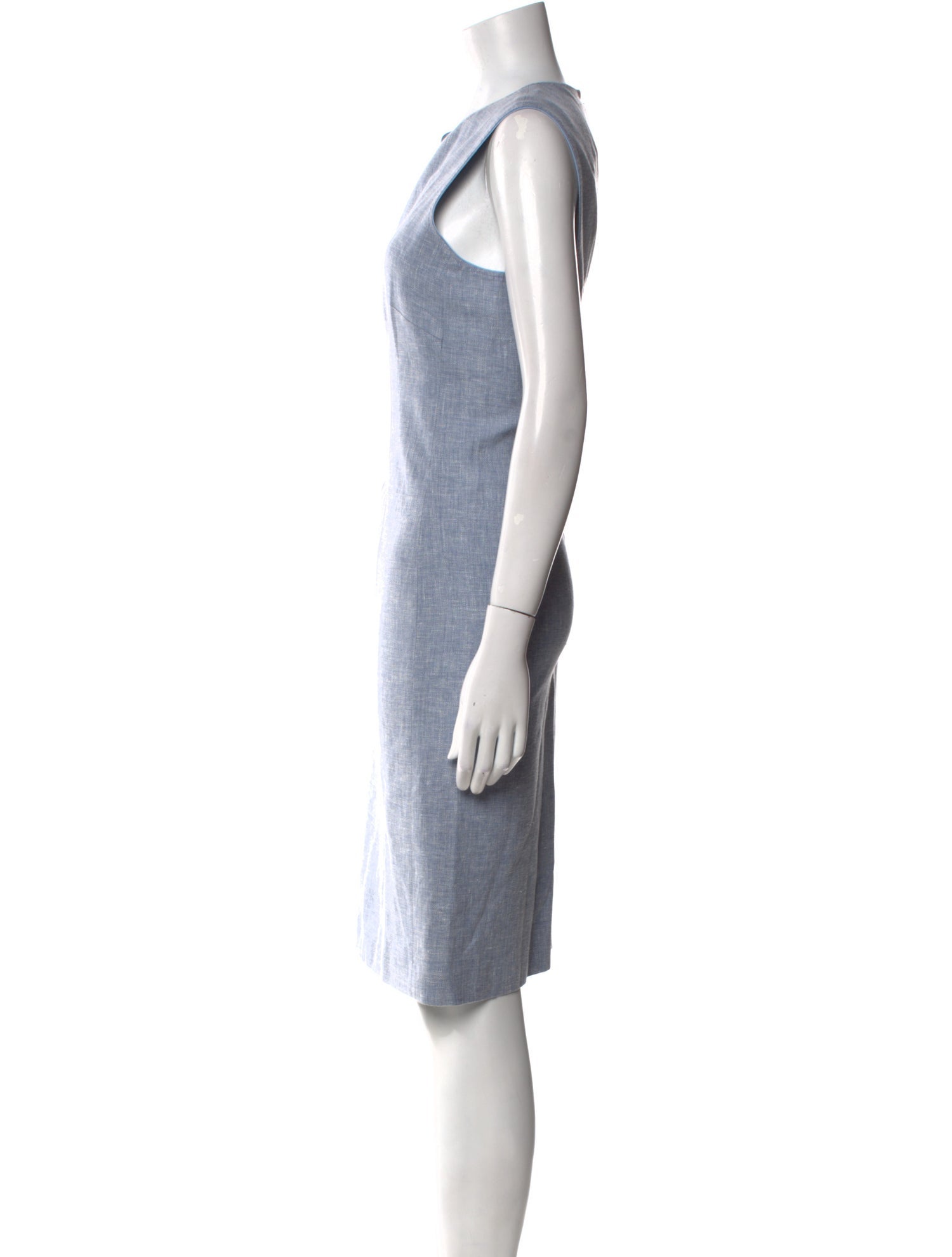 Lafayette 148 Linen Knee-Length Dress