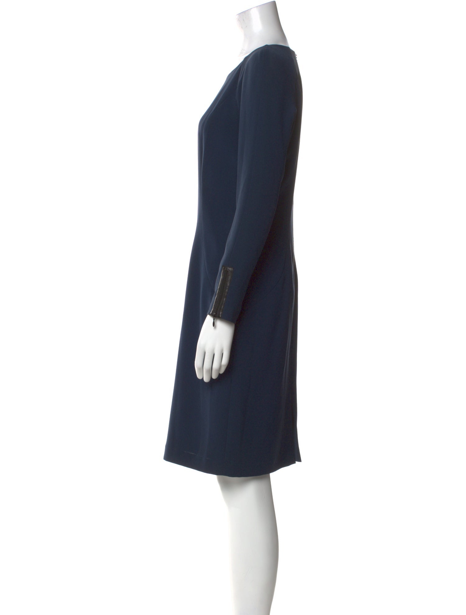 Lafayette 148 Bateau Neckline Knee-Length Dress
