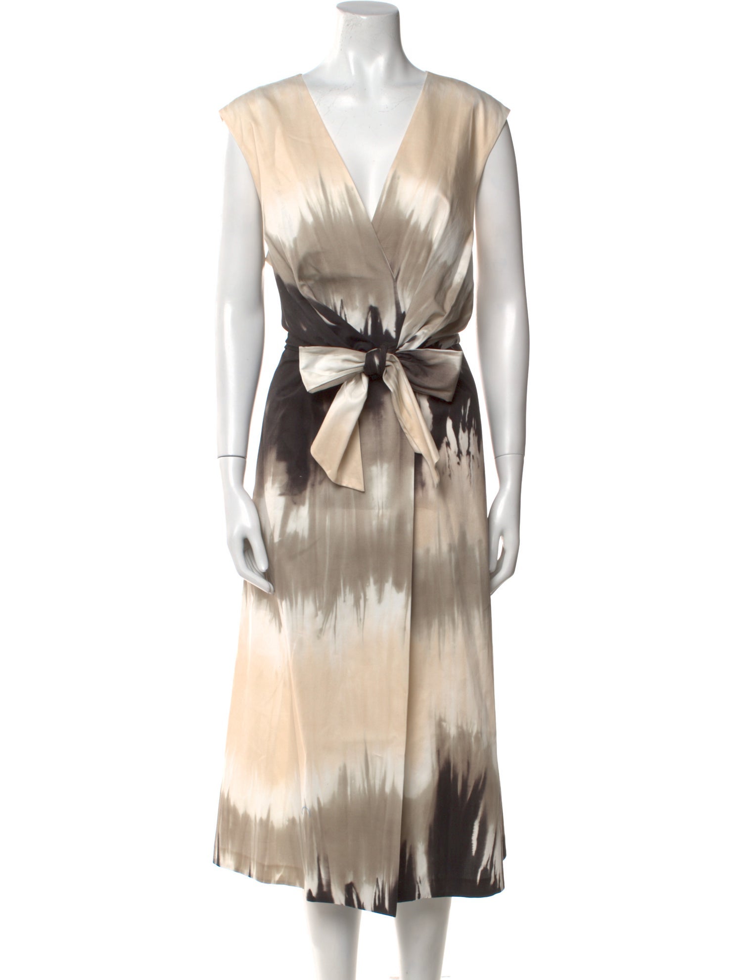 Lafayette 148 Tie-Dye Print Long Dress w/ Tags