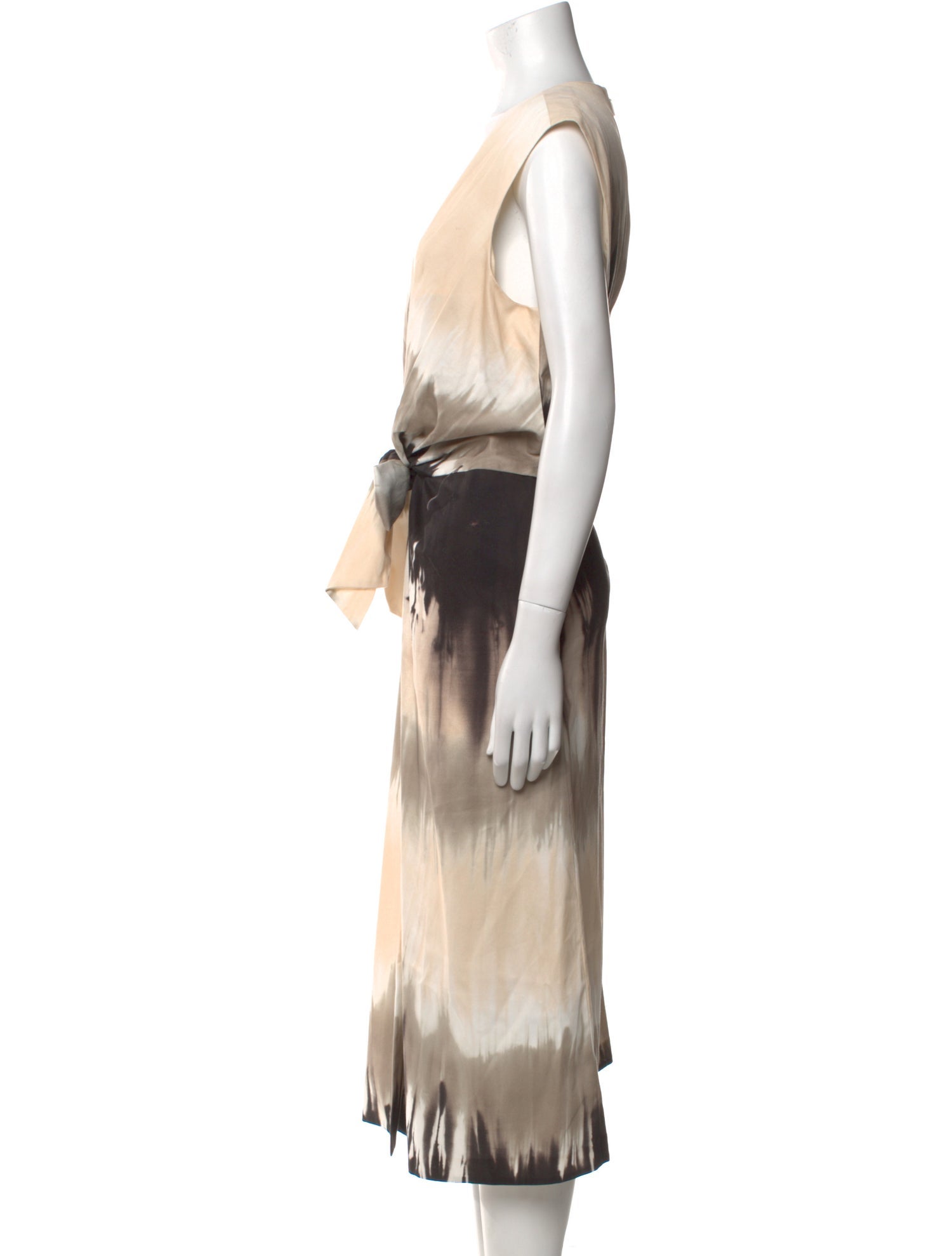 Lafayette 148 Tie-Dye Print Long Dress w/ Tags
