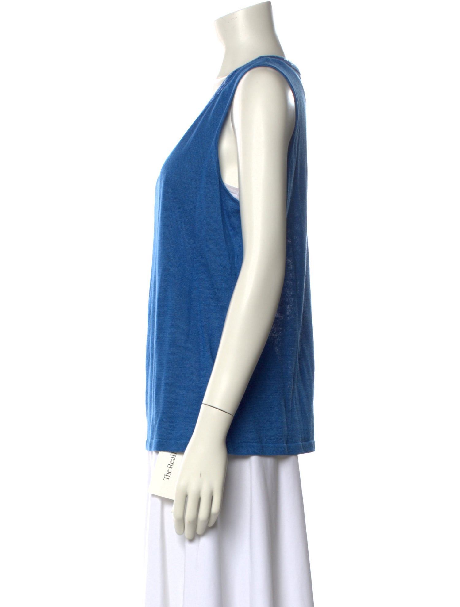 Lafayette 148 Linen Scoop Neck Sweater w/ Tags