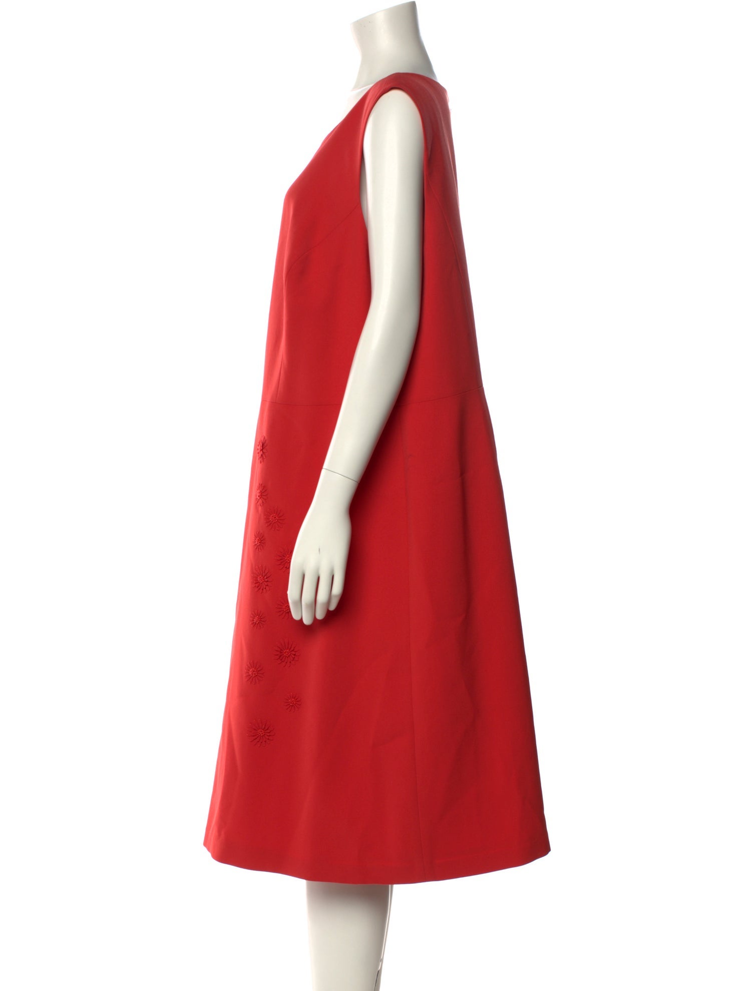 Lafayette 148 Scoop Neck Midi Length Dress