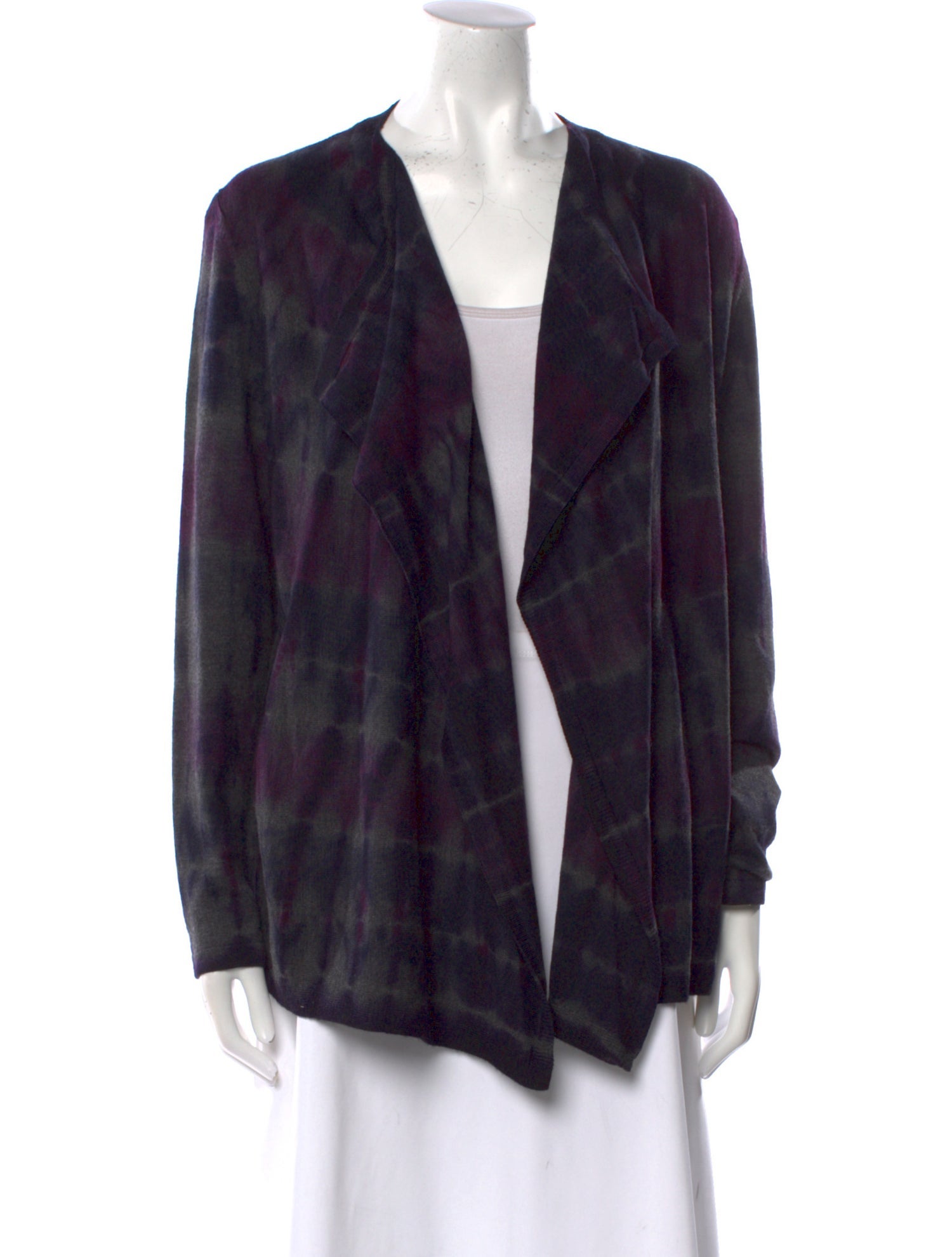 Lafayette 148 Wool Plaid Print Sweater