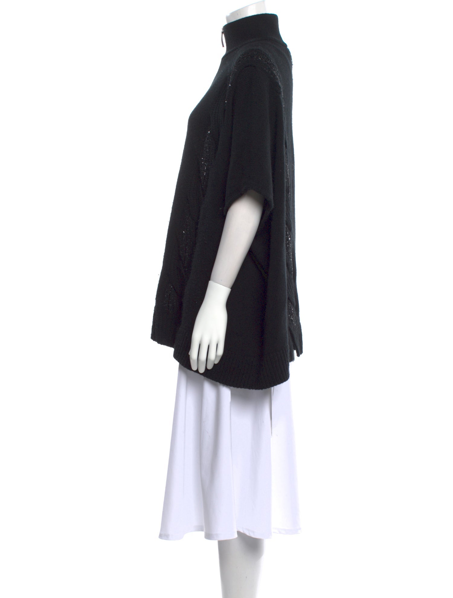 Lafayette 148 Cashmere Mock Neck Sweater