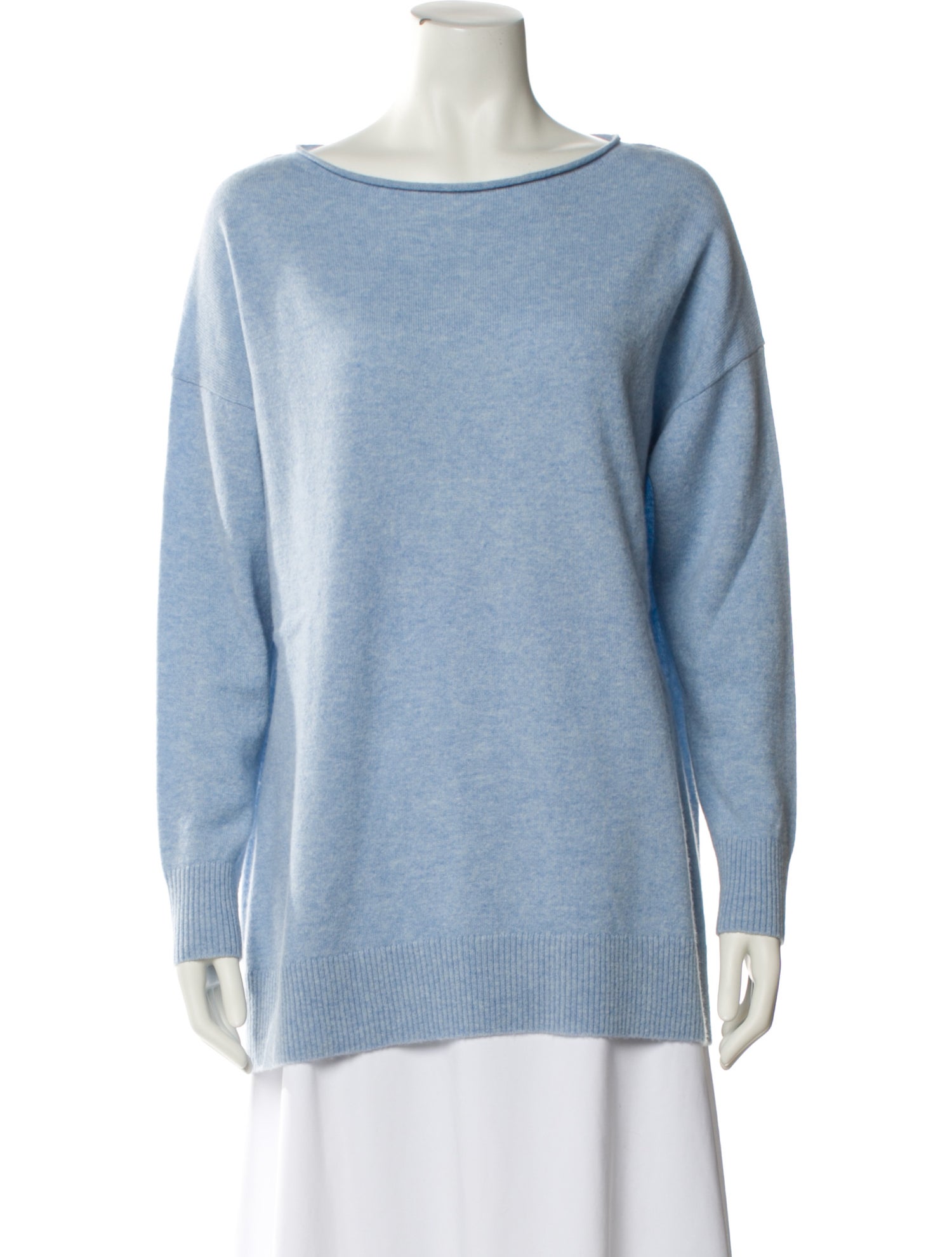 Lafayette 148 Cashmere Bateau Neckline Sweater