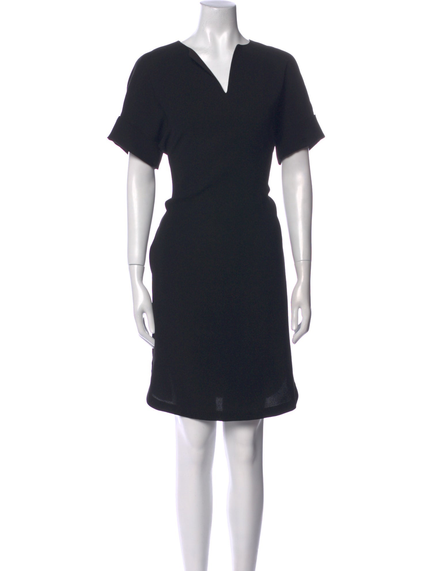 Lafayette 148 V-Neck Knee-Length Dress