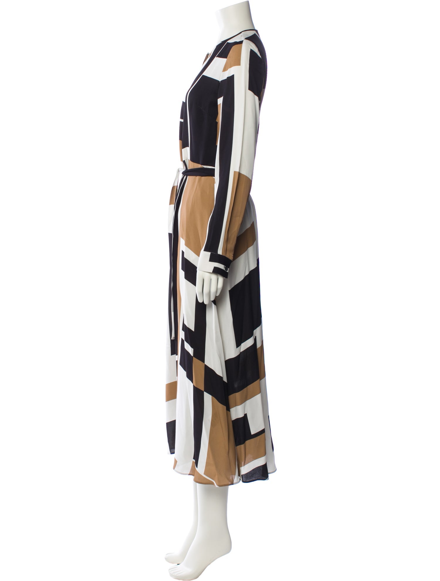 Lafayette 148 Printed Long Dress