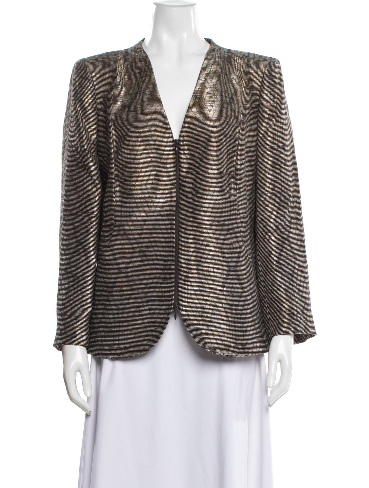 Lafayette 148 Striped Blazer