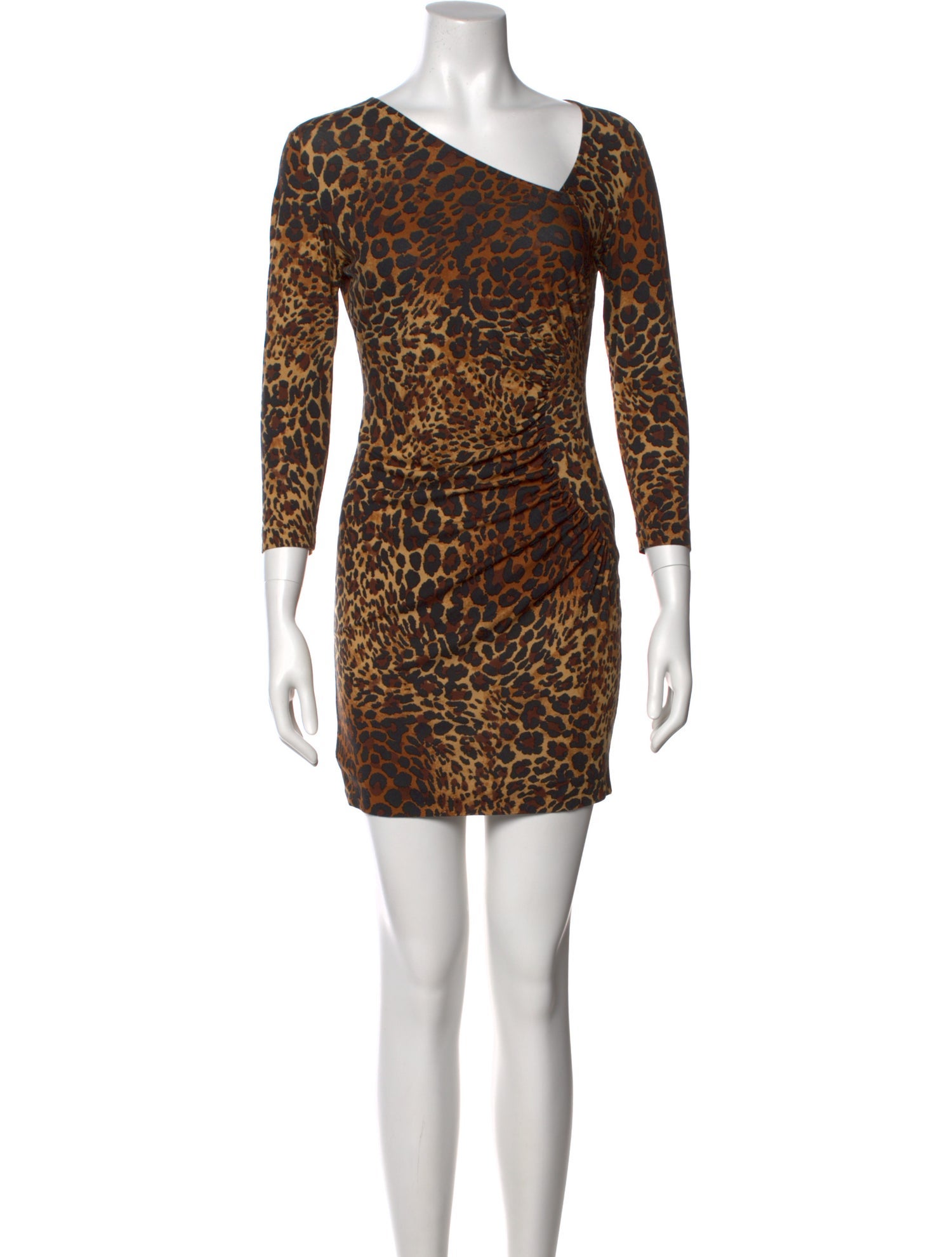 Lafayette 148 Animal Print Mini Dress