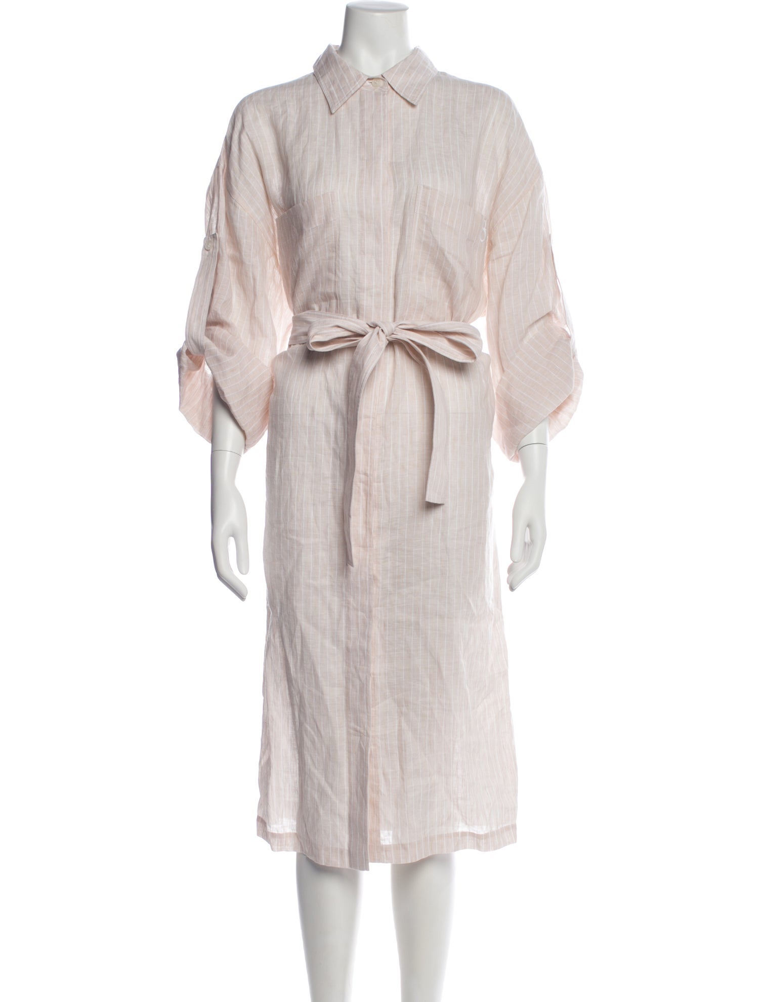 Lafayette 148 Linen Midi Length Dress