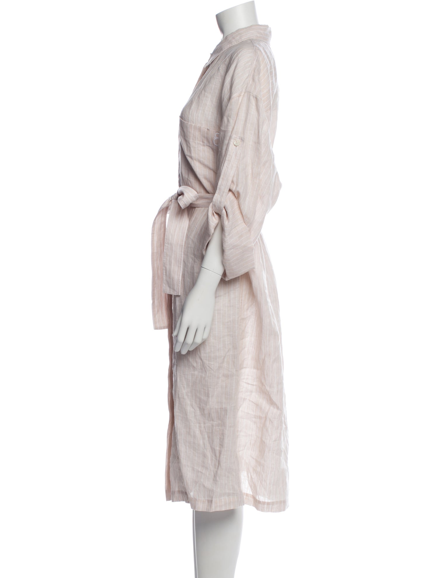 Lafayette 148 Linen Midi Length Dress