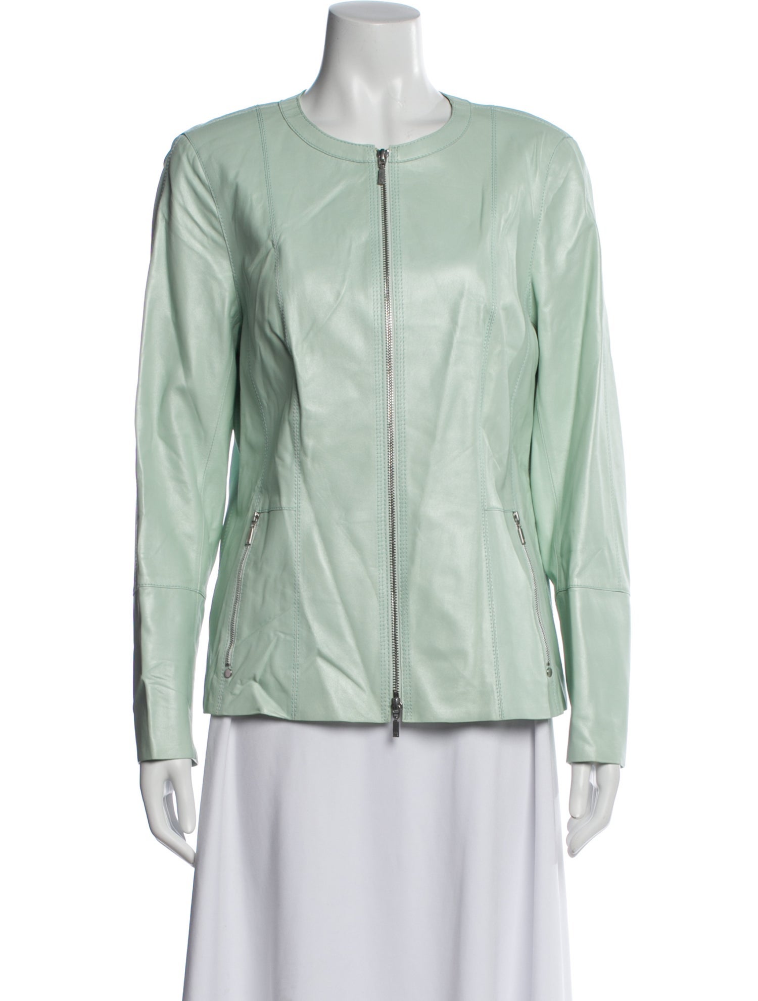 Lafayette 148 Leather Evening Jacket