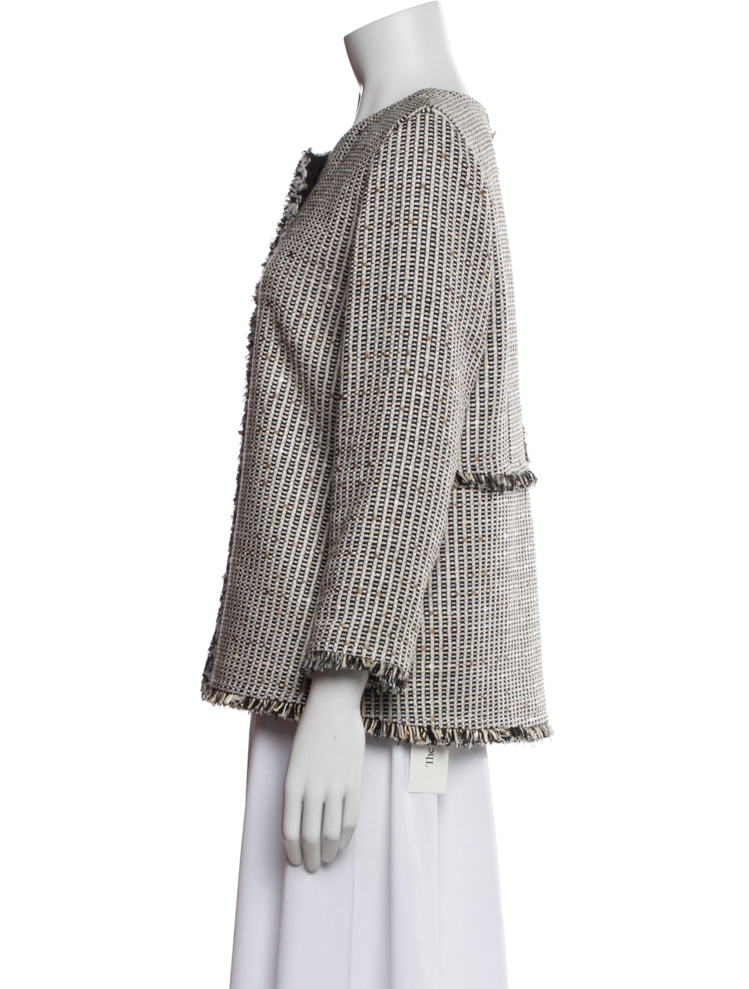 Lafayette 148 Tweed Pattern Evening Jacket