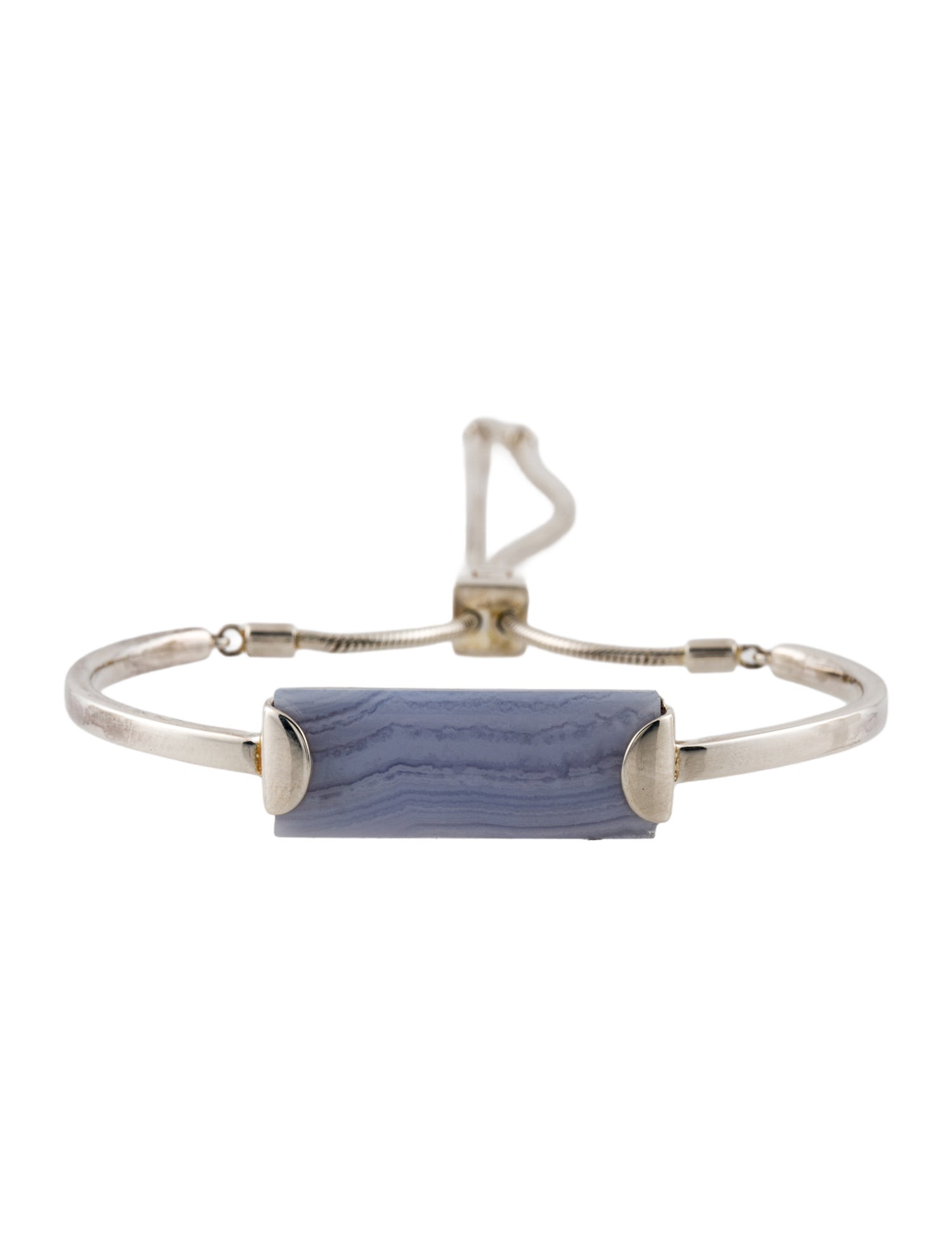 Lafayette 148 Blue Lace Agate Adjustable Bracelet