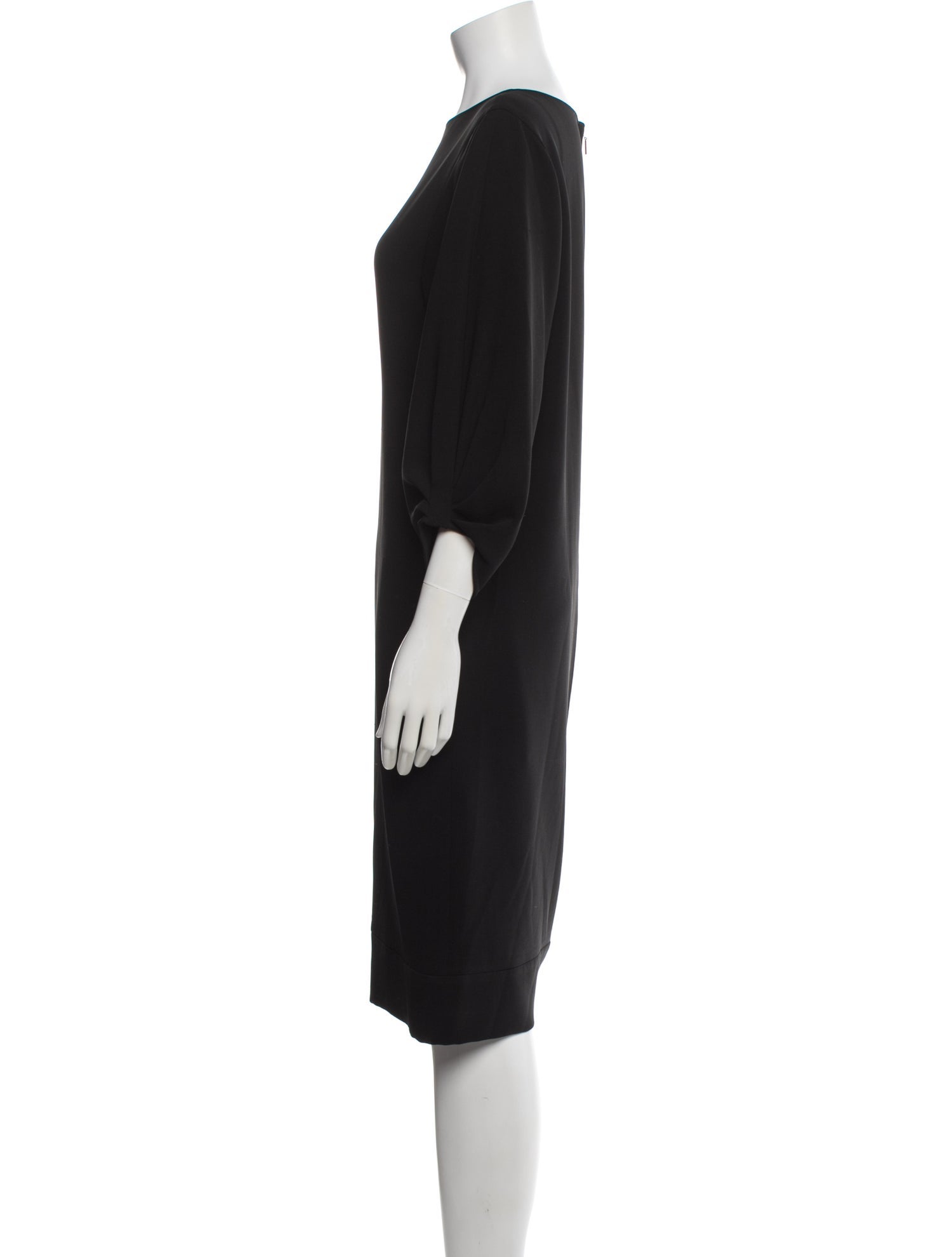 Lafayette 148 Bateau Neckline Knee-Length Dress