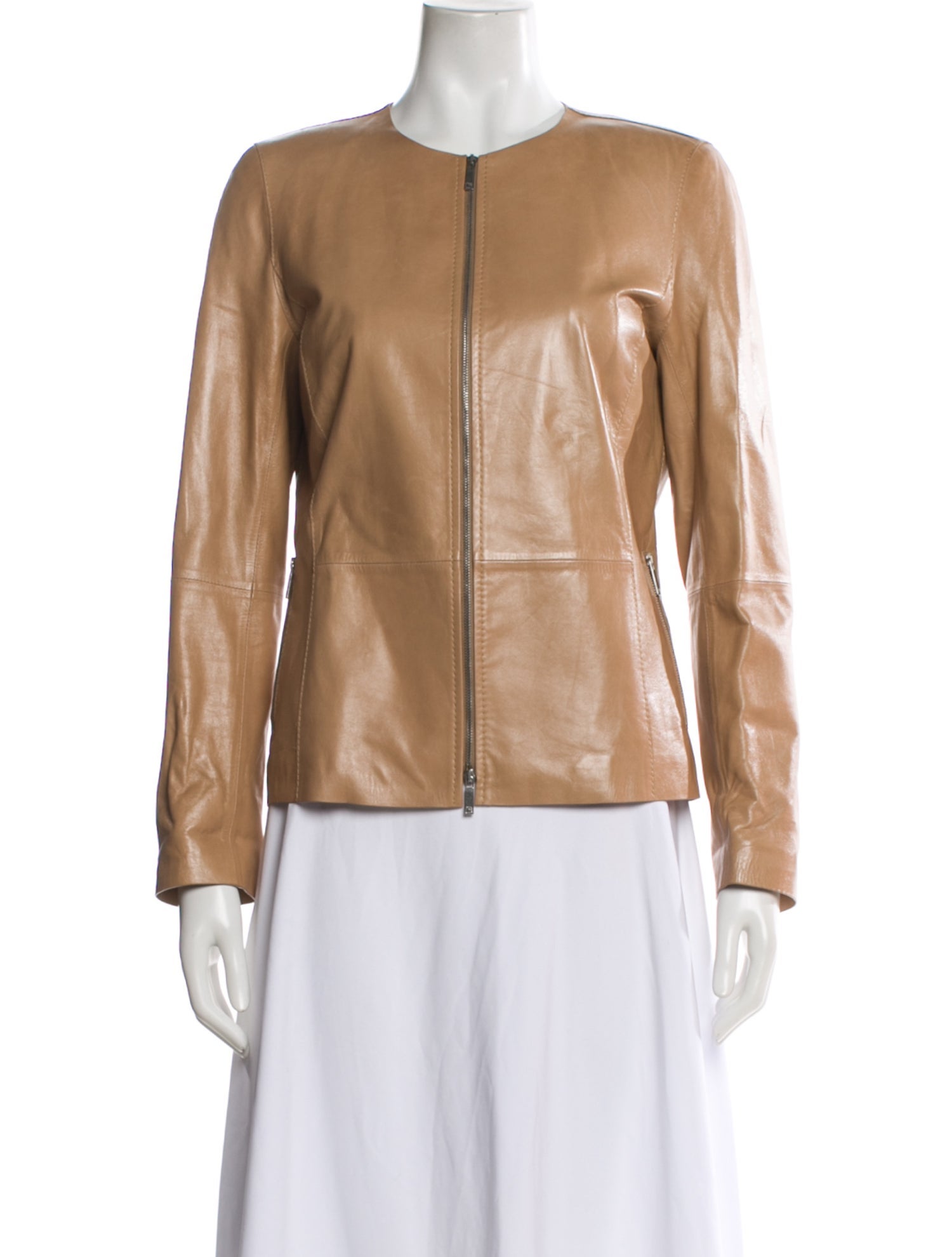 Lafayette 148 Leather Biker Jacket