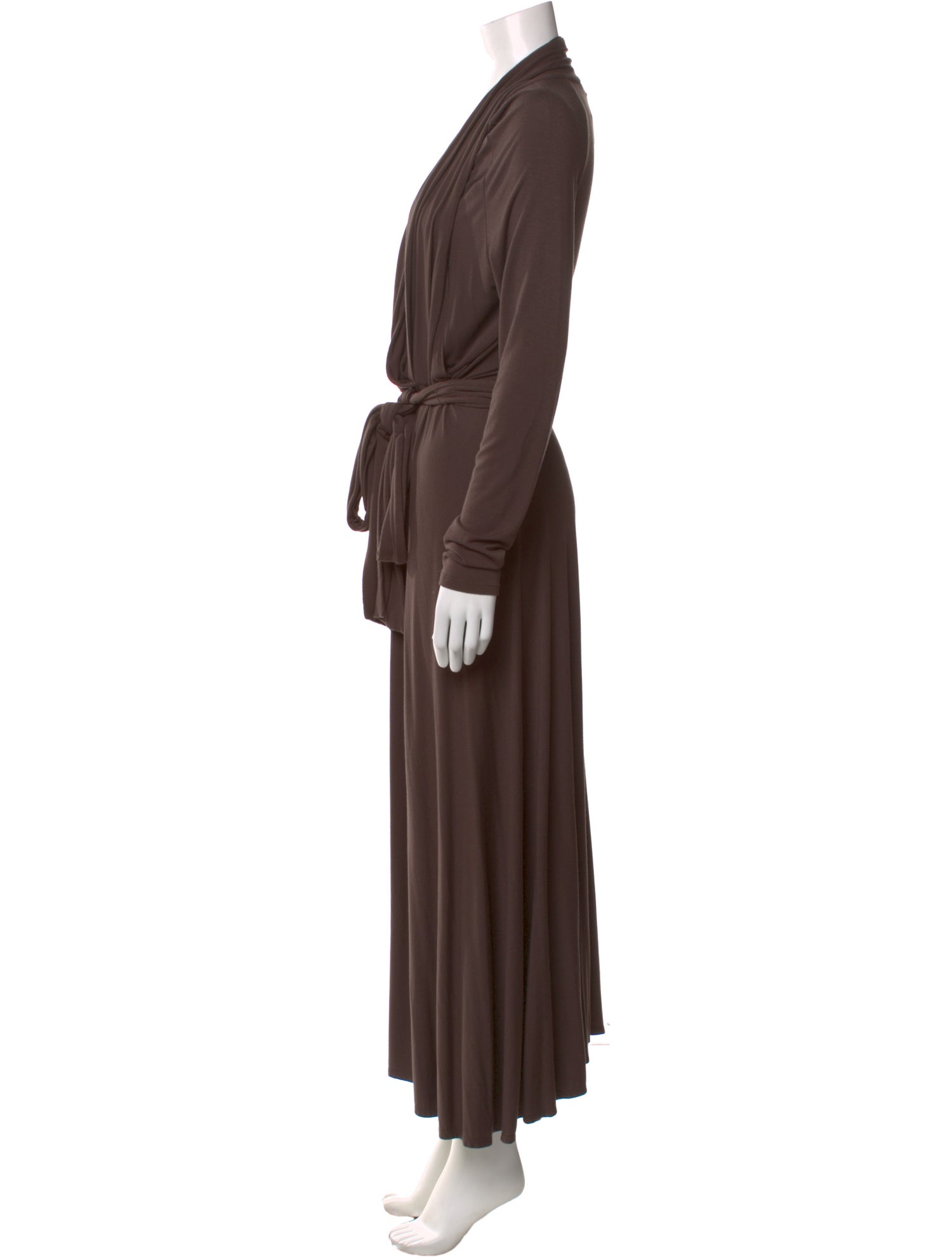 Lafayette 148 V-Neck Long Dress
