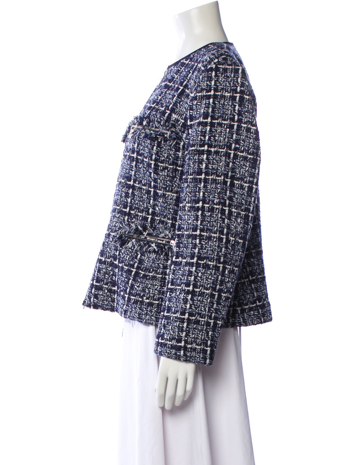 Lafayette 148 Tweed Pattern Jacket
