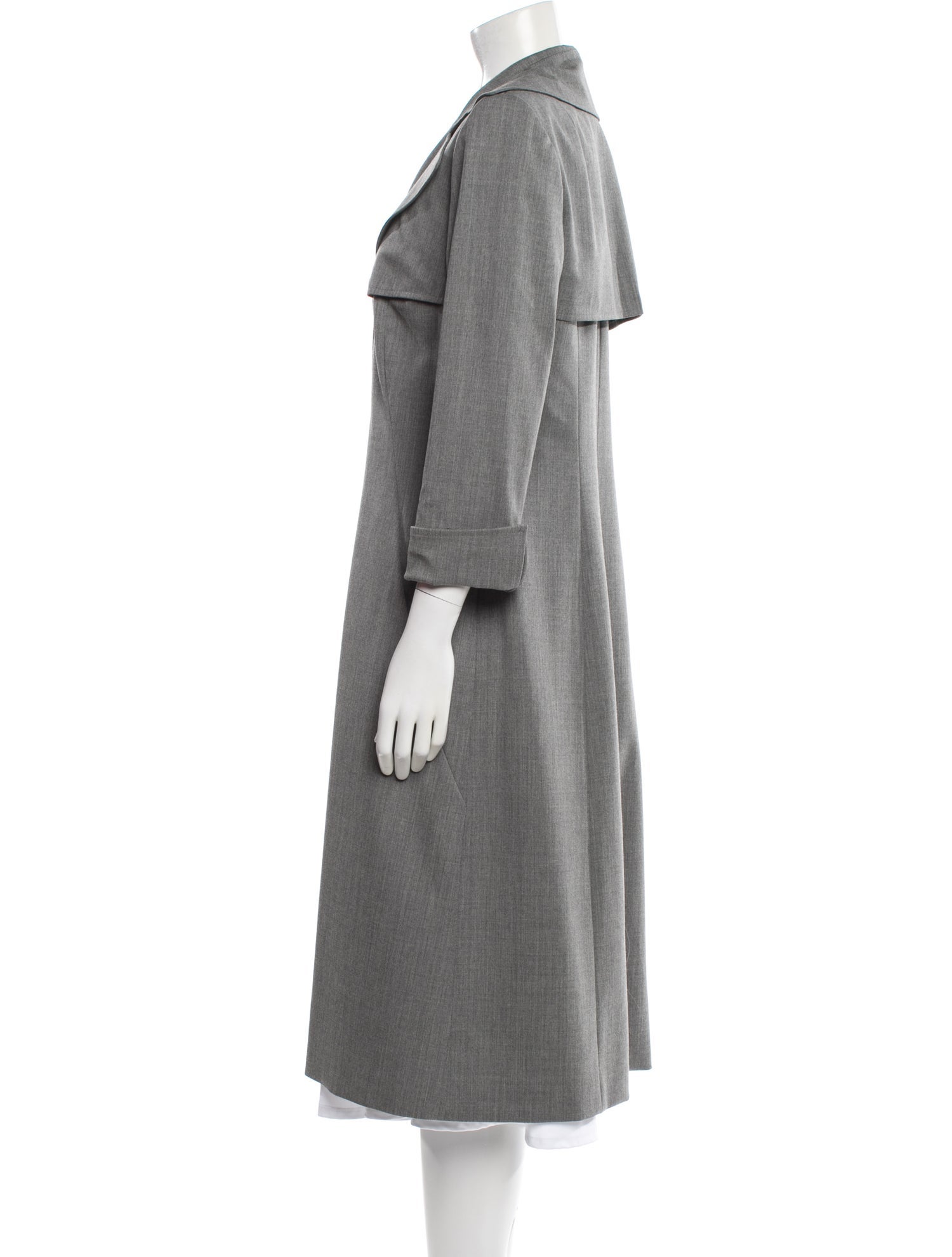 Lafayette 148 Virgin Wool Trench Coat