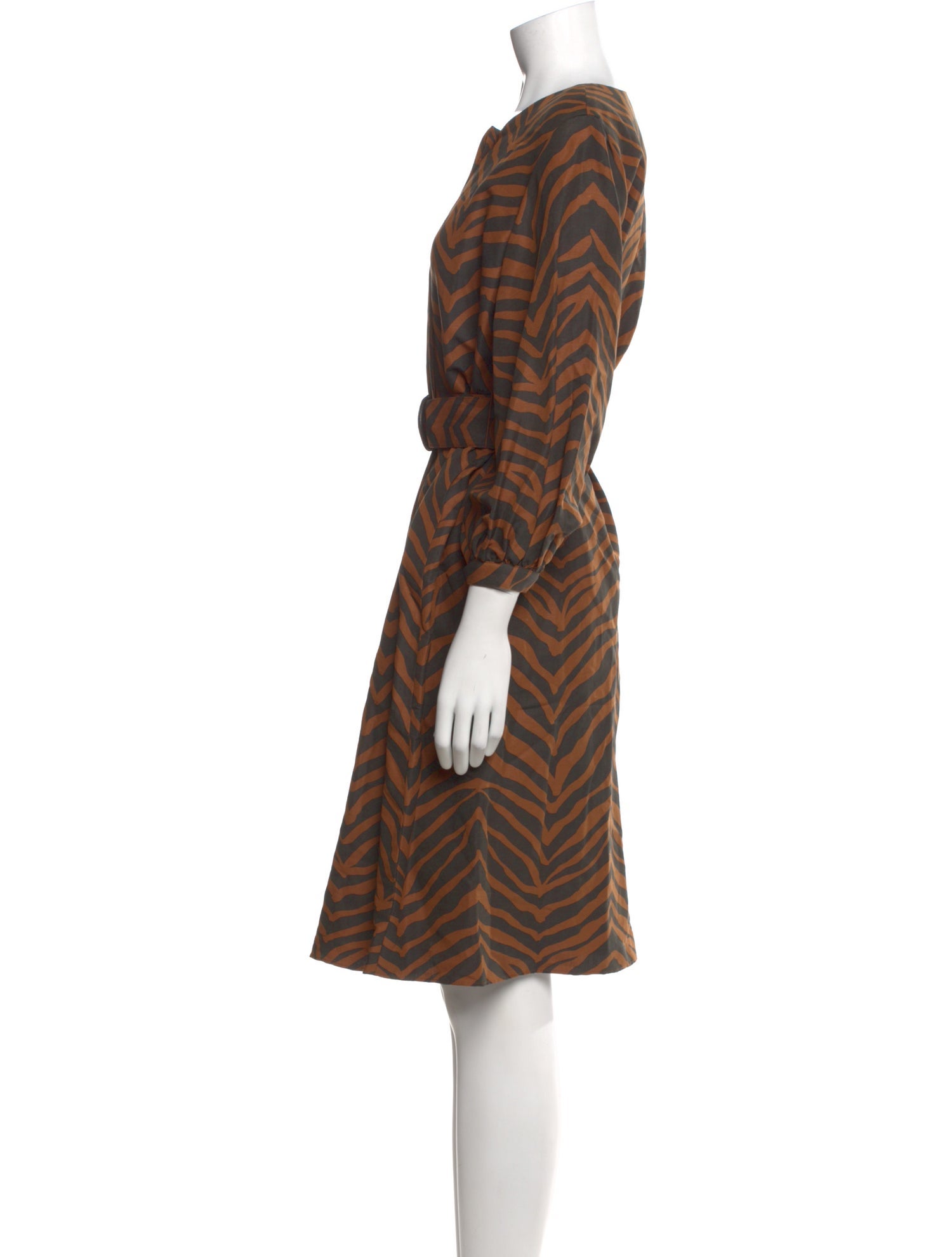 Lafayette 148 Silk Knee-Length Dress