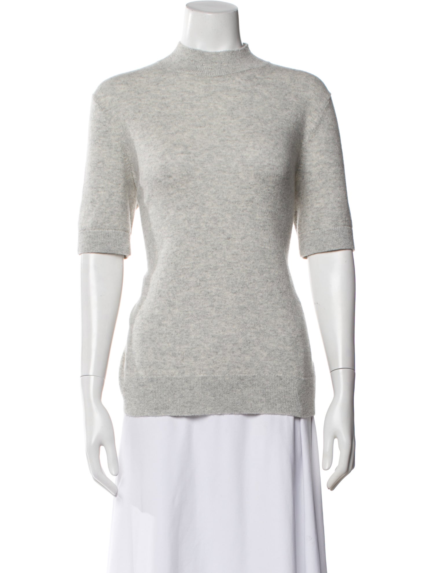 Lafayette 148 Cashmere Mock Neck Sweater