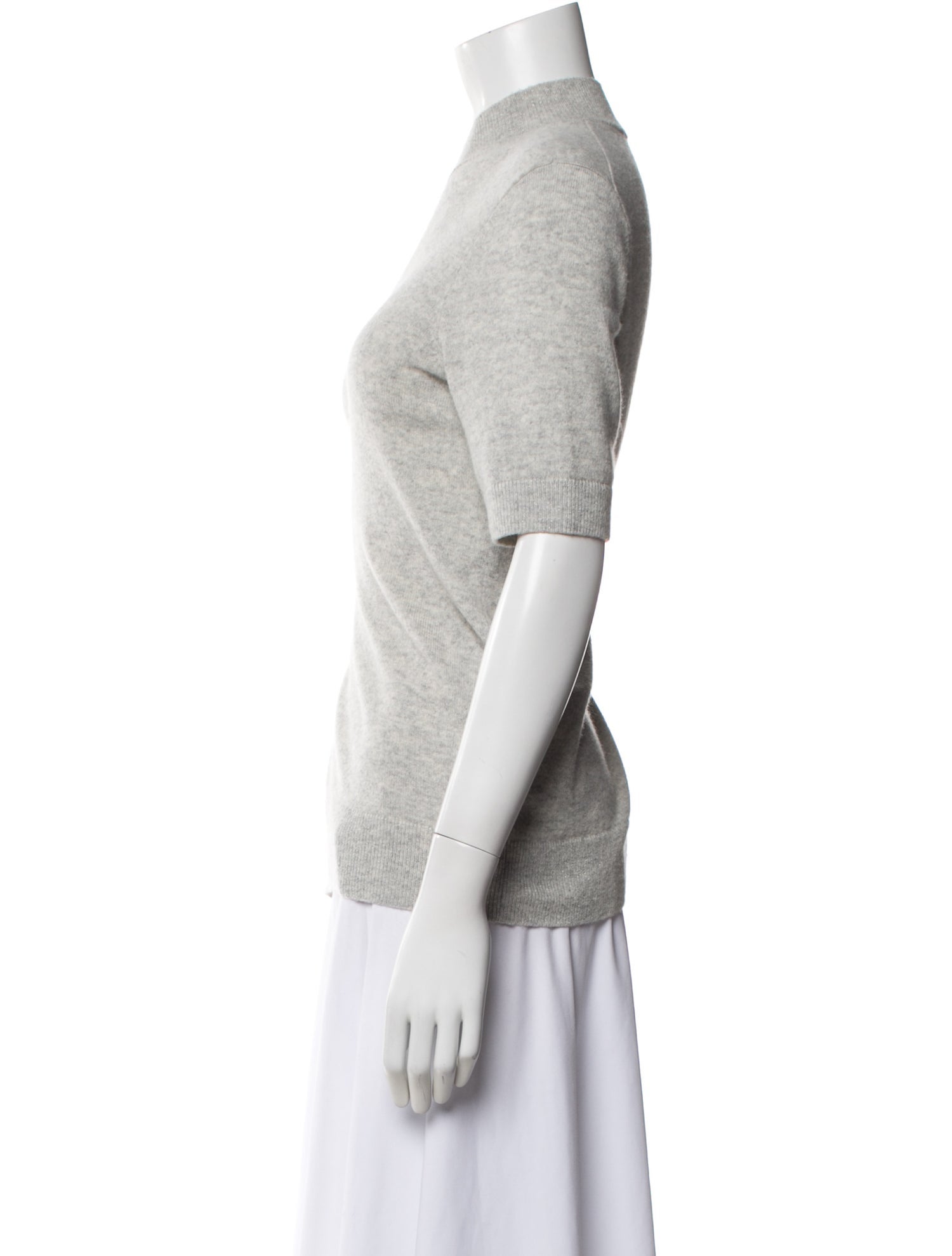 Lafayette 148 Cashmere Mock Neck Sweater