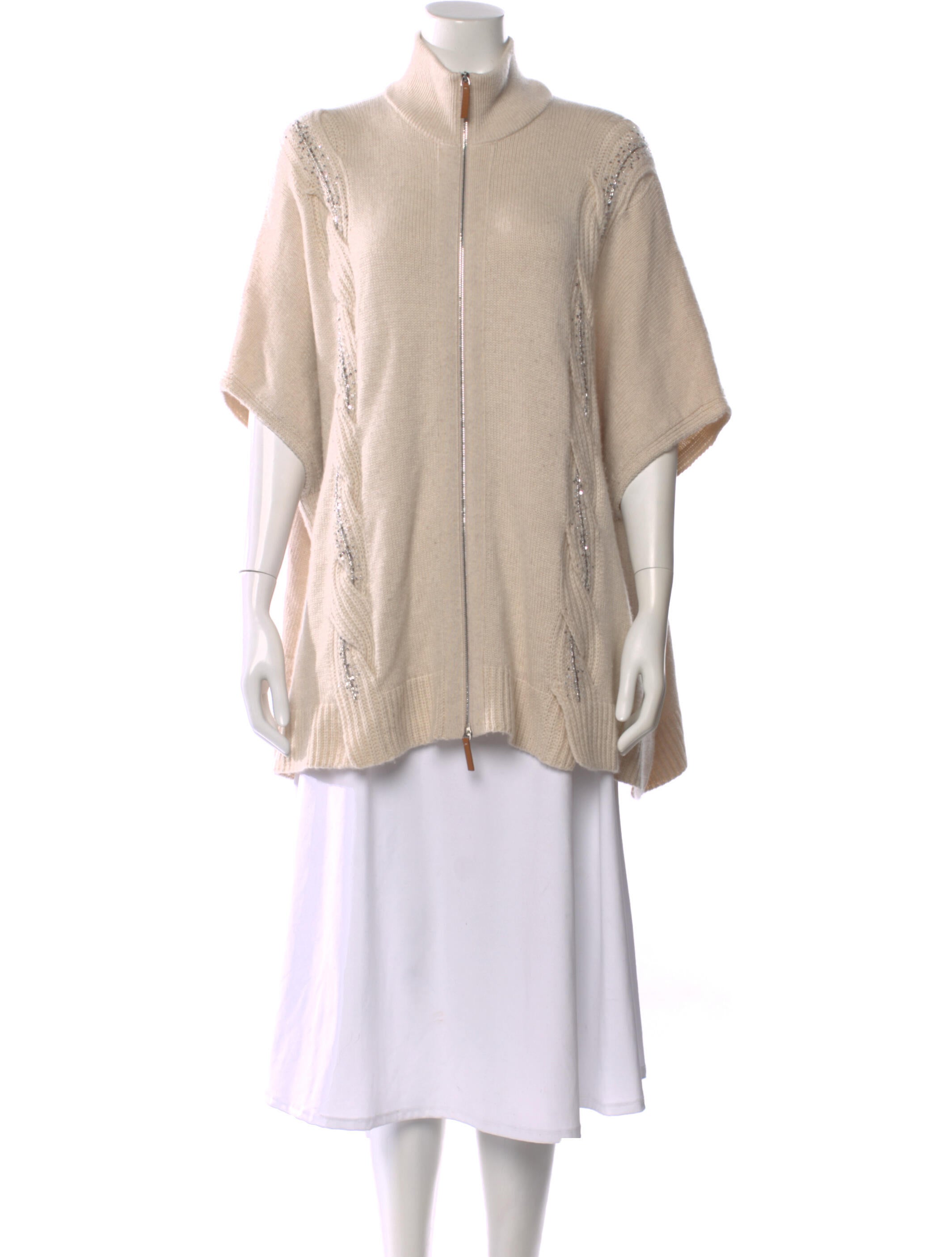 Lafayette 148 Cashmere Mock Neck Sweater