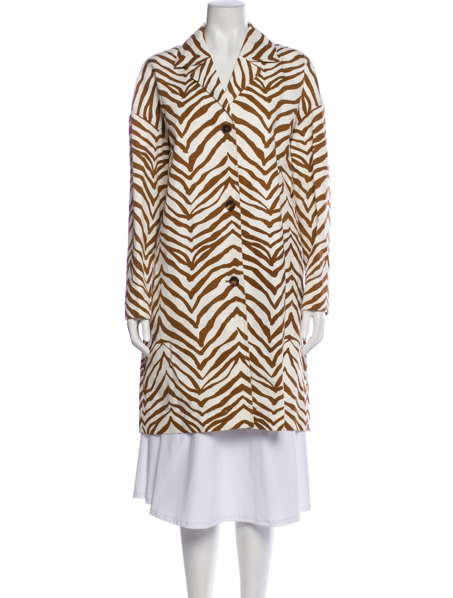 Lafayette 148 Animal Print Coat