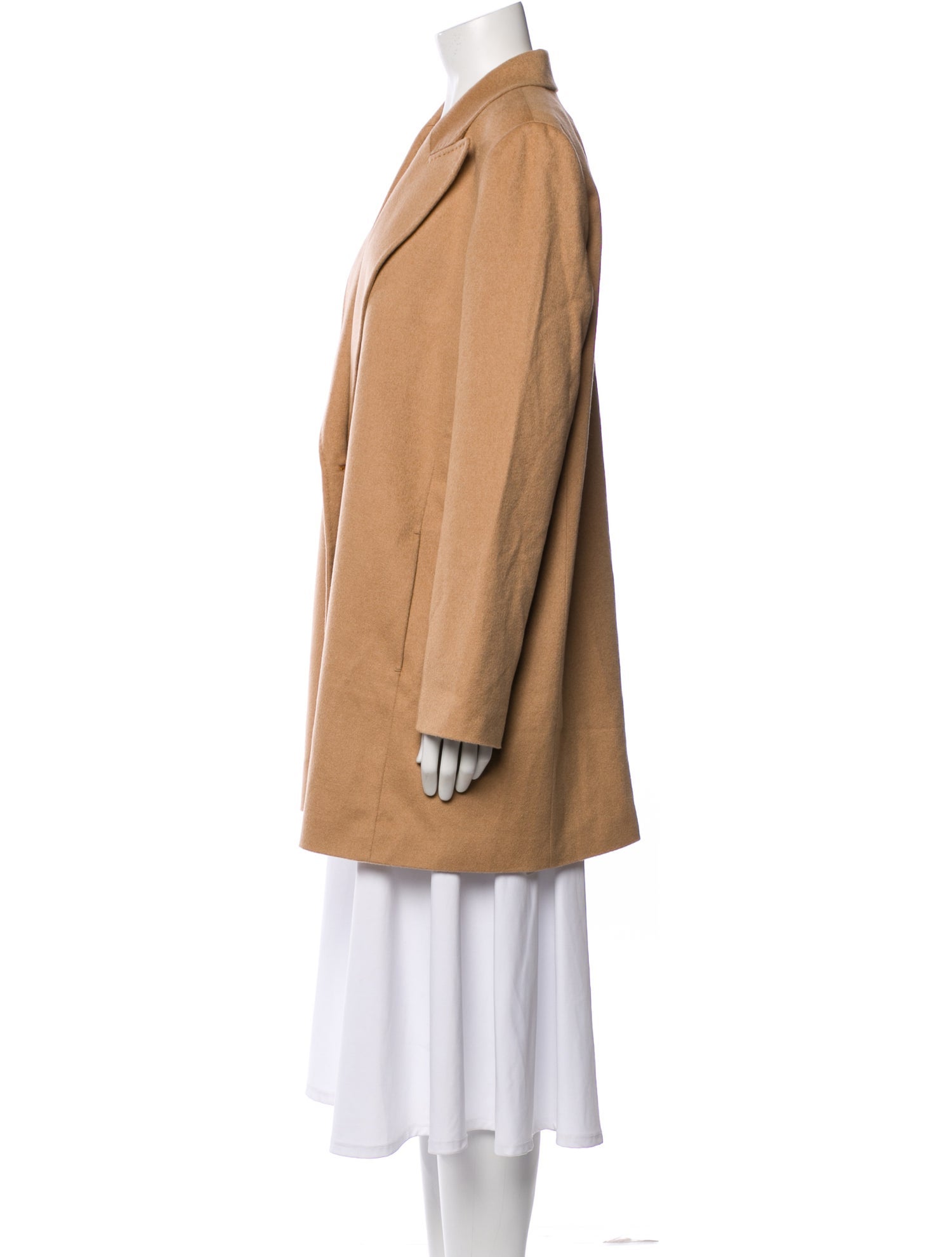 Lafayette 148 Camel Hair Peacoat w/ Tags