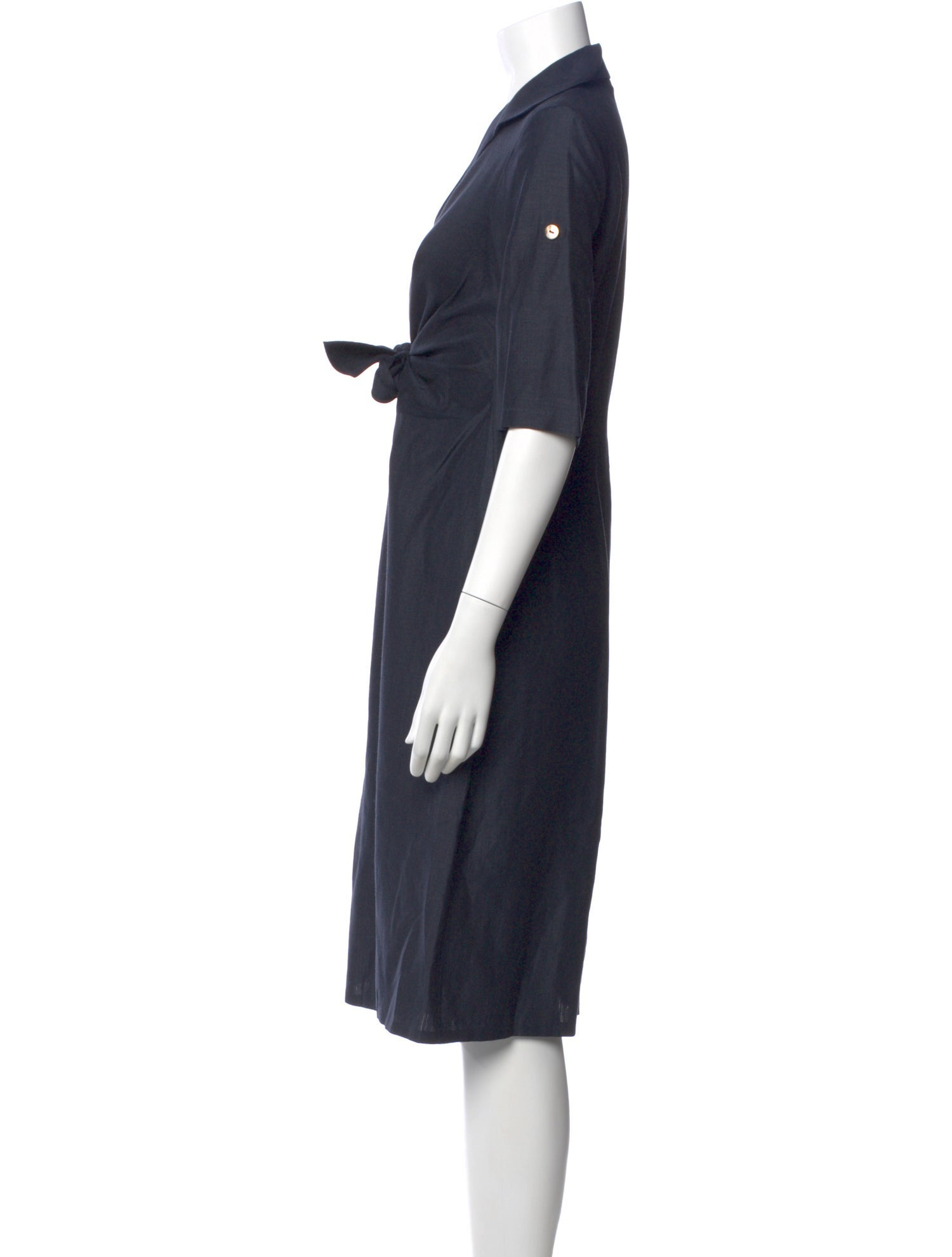 Lafayette 148 Linen Midi Length Dress