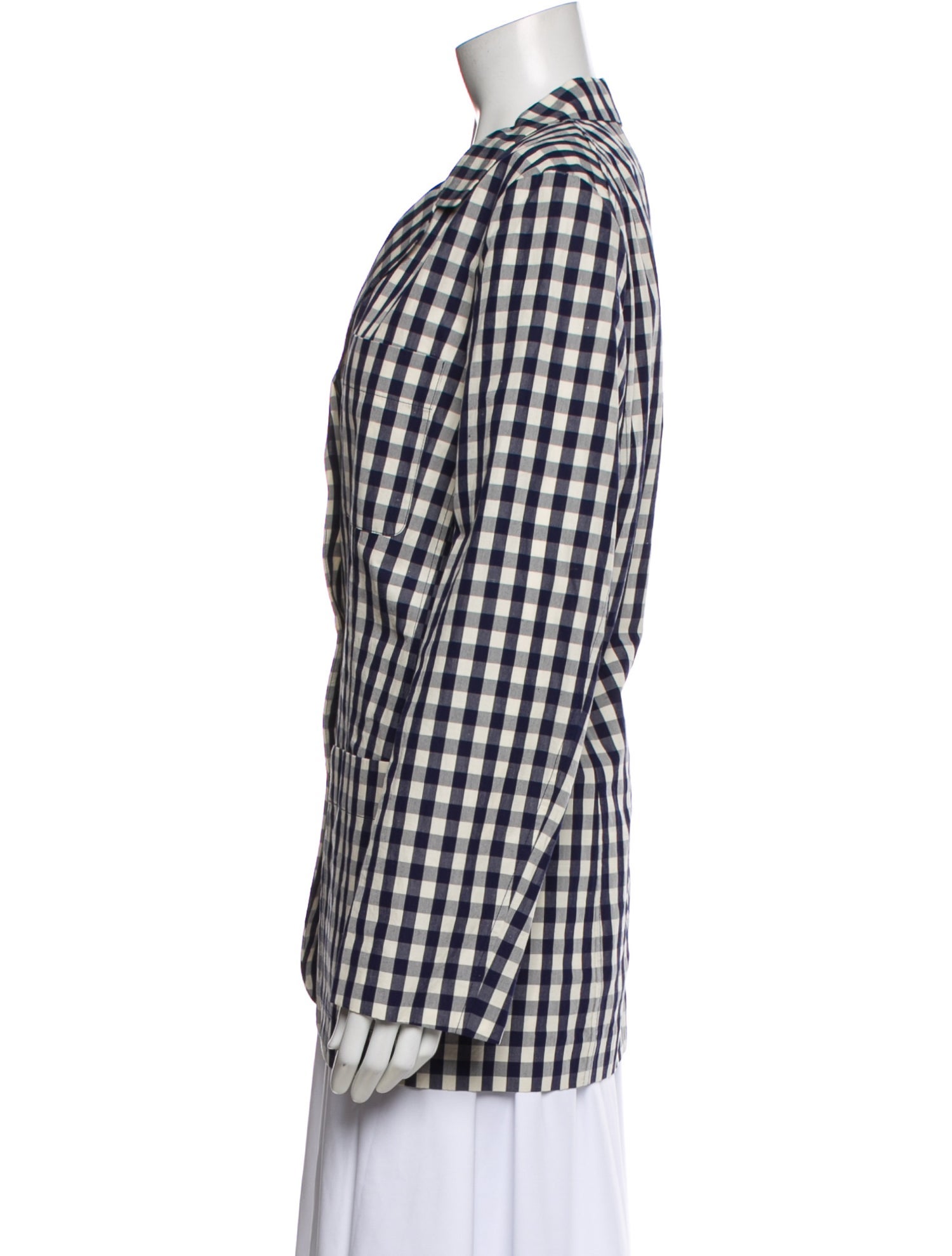 Lafayette 148 Plaid Print Blazer