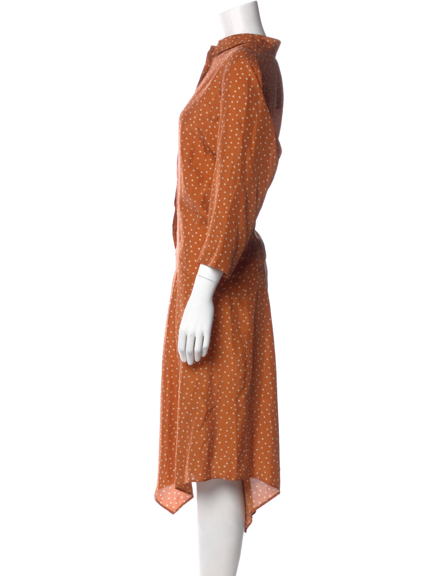 Lafayette 148 Silk Midi Length Dress