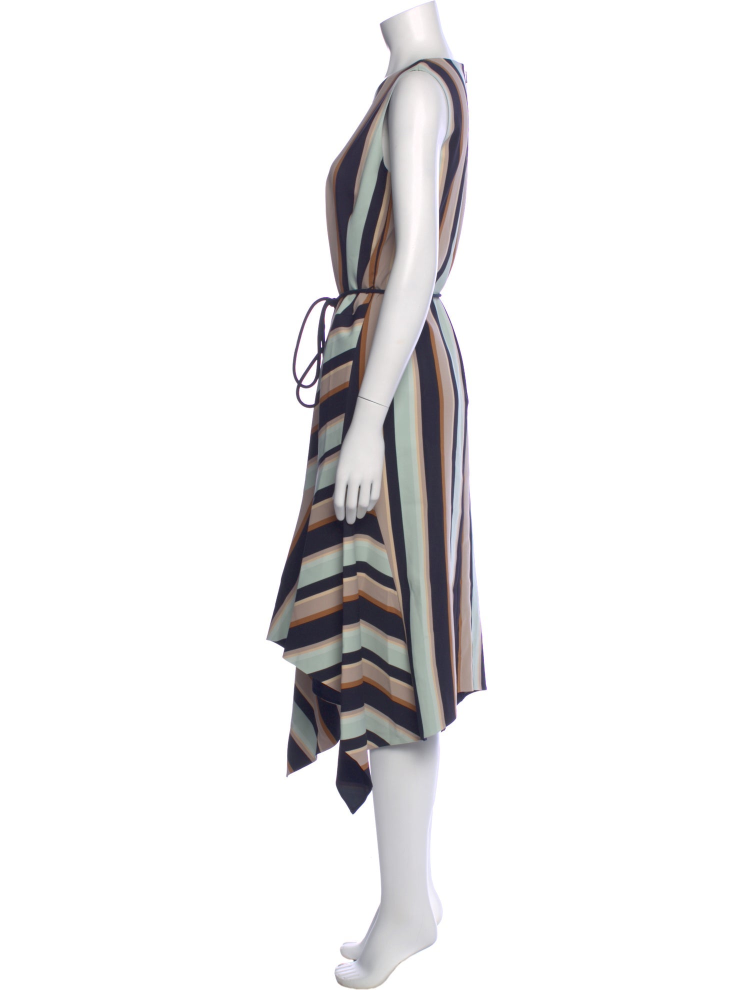 Lafayette 148 Striped Long Dress